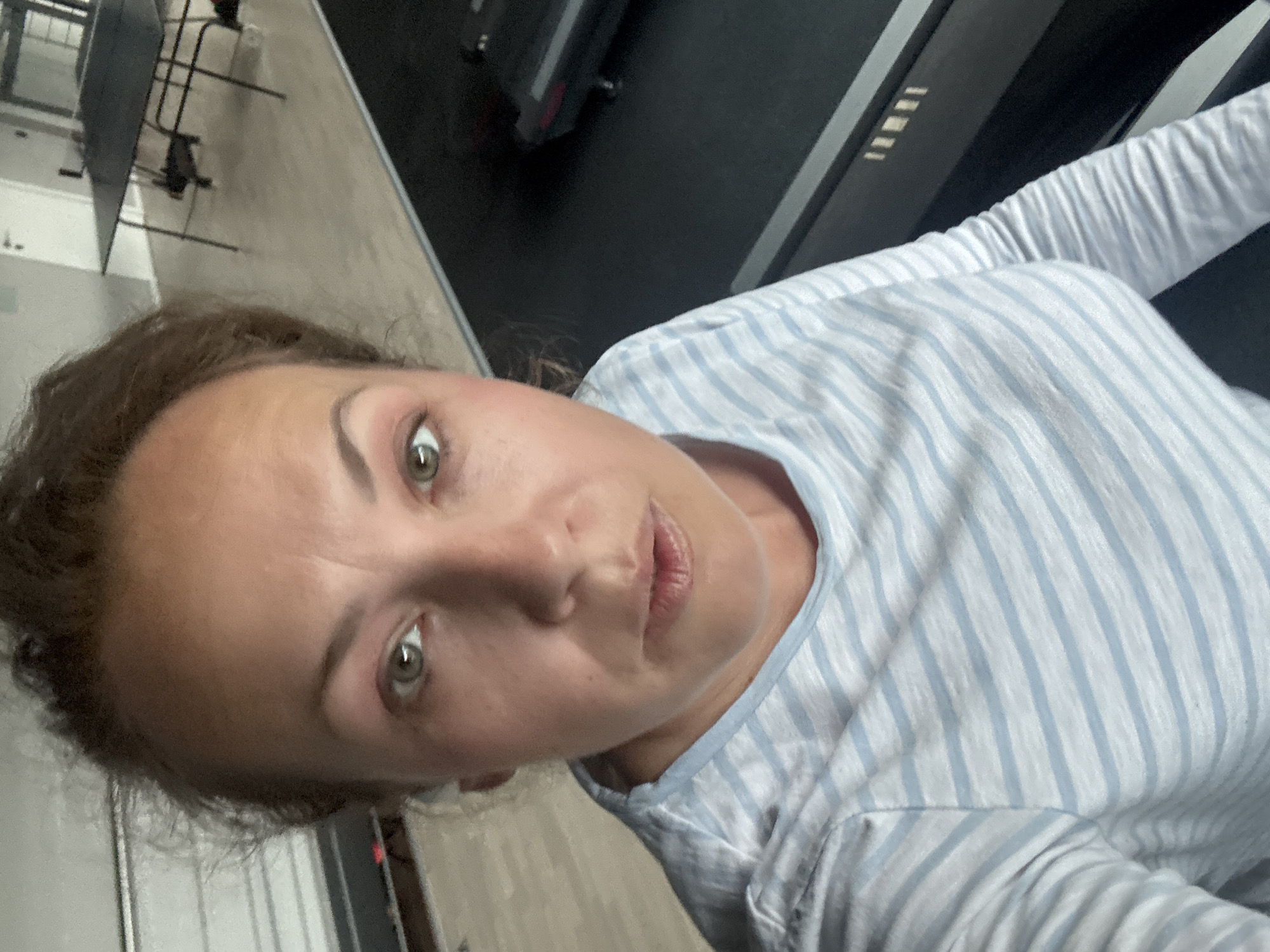 Gym session underway at a Riga fitness center