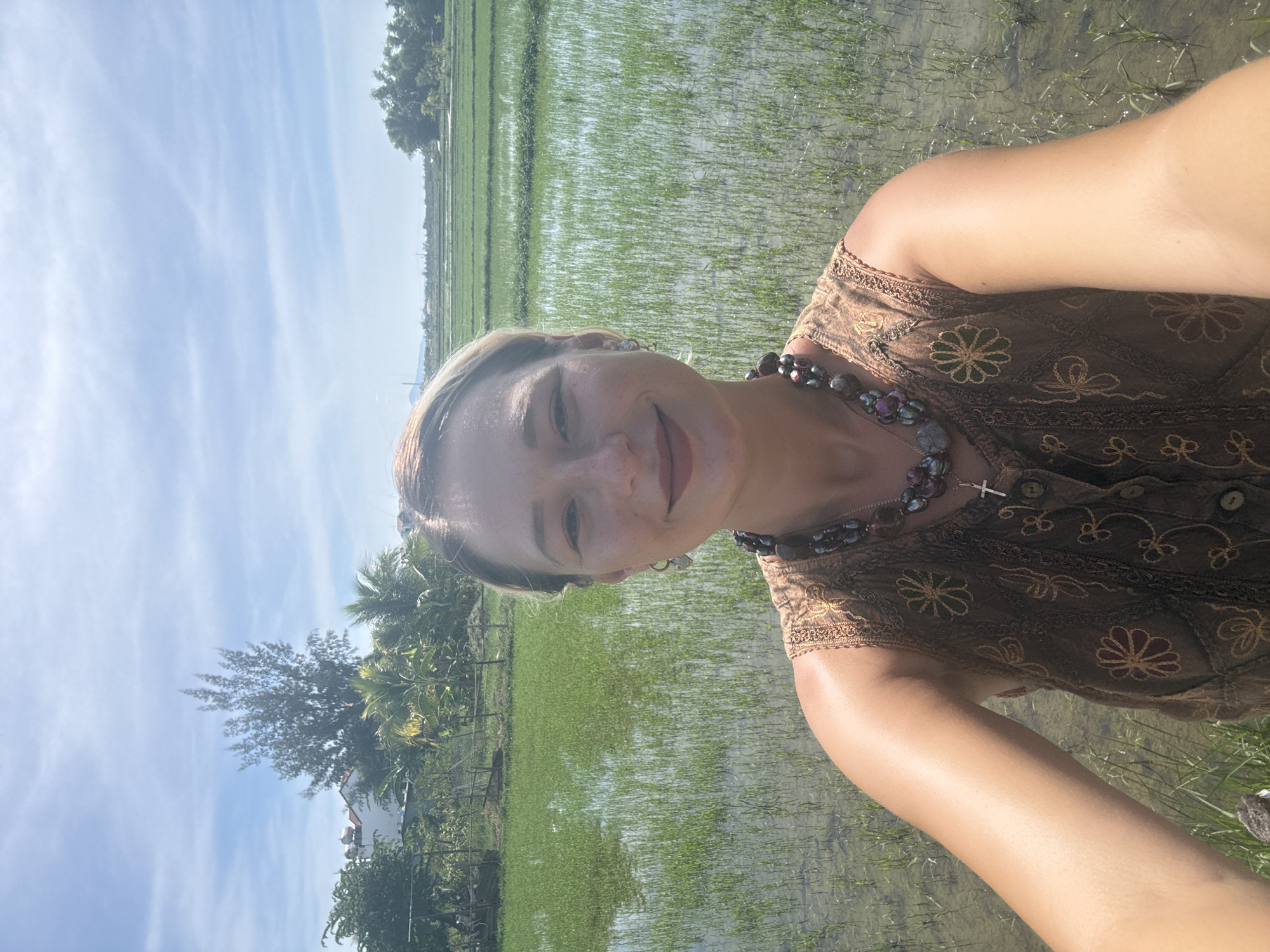 Lunch stop at a rice paddy restaurant outside Hoi An