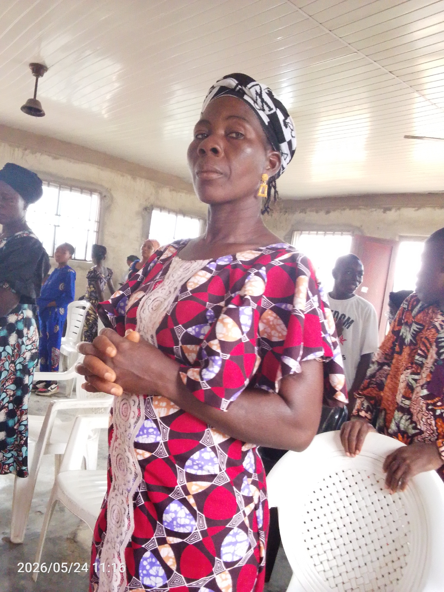 Church service documented in Lokoja, Nigeria morning gathering