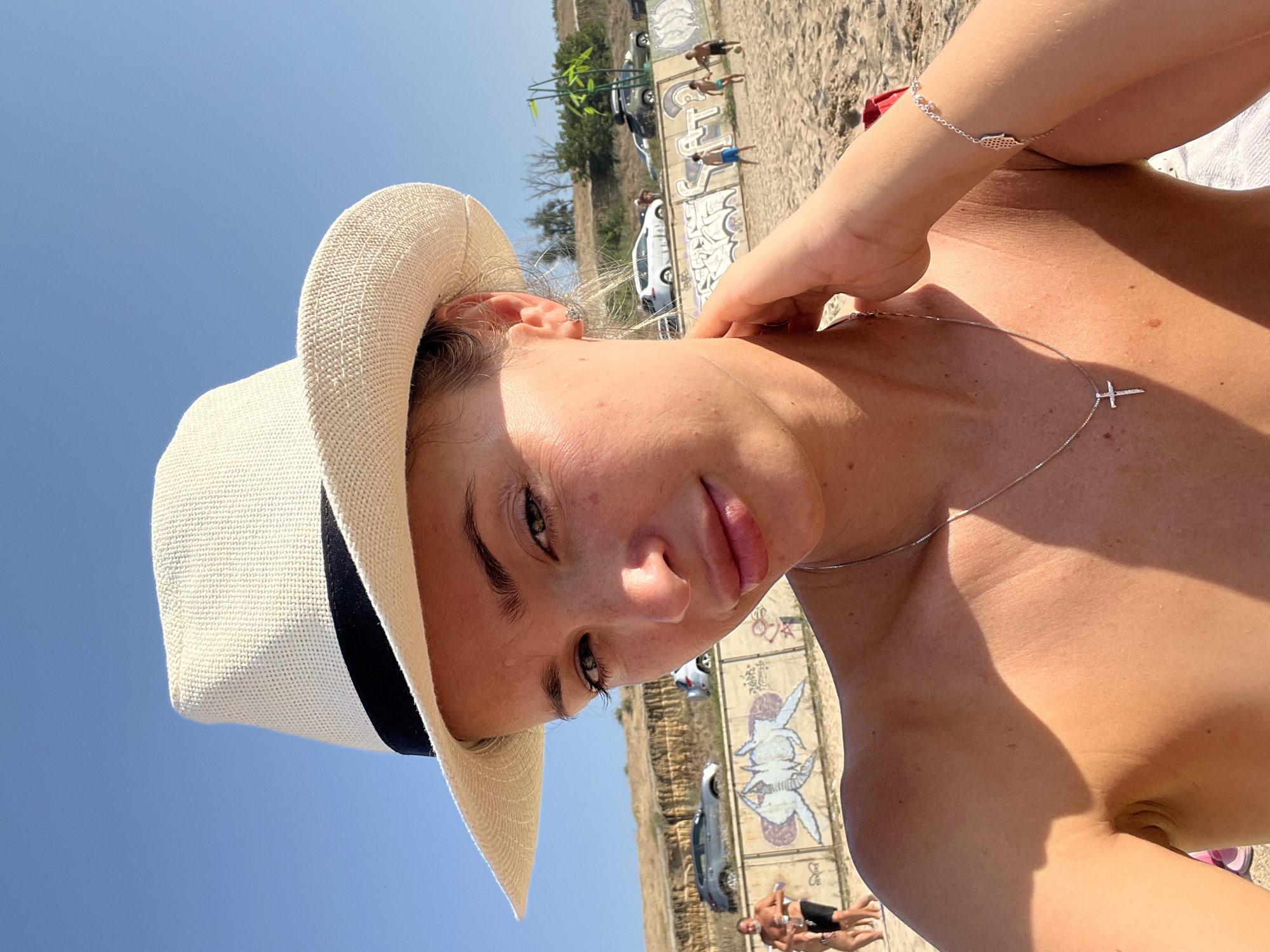 Busy summer day at Fontanka's Black Sea beach