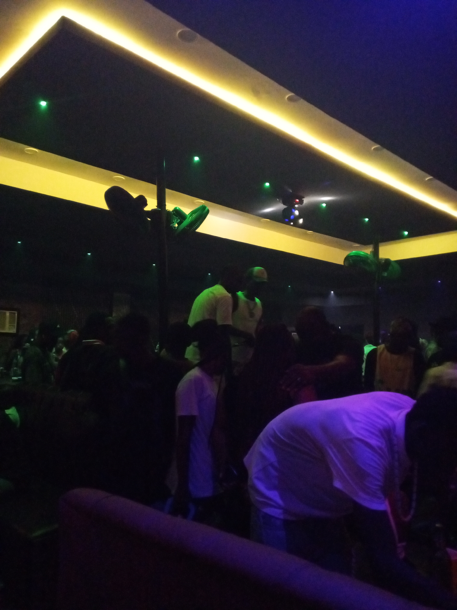 Evening nightclub activities captured in Lokoja, Nigeria
