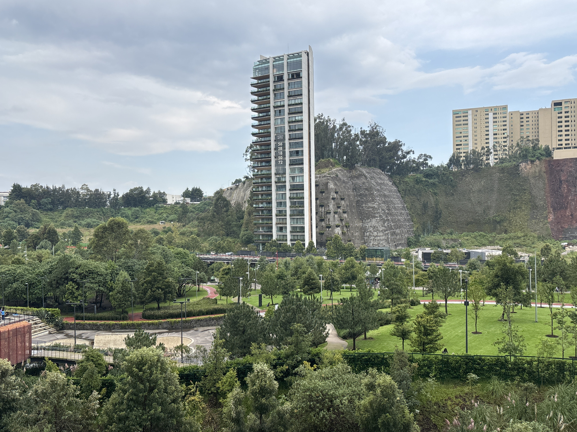 Upscale Mexico City venue blends park views with interior lounge spaces