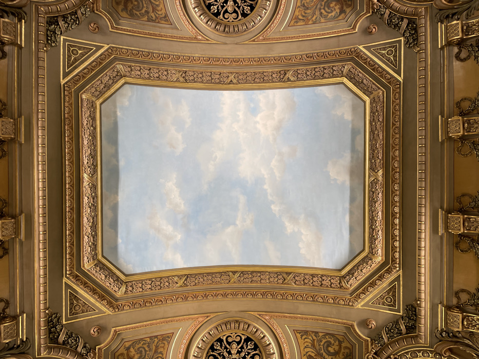 Ornate historic Paris building interior documented by witness