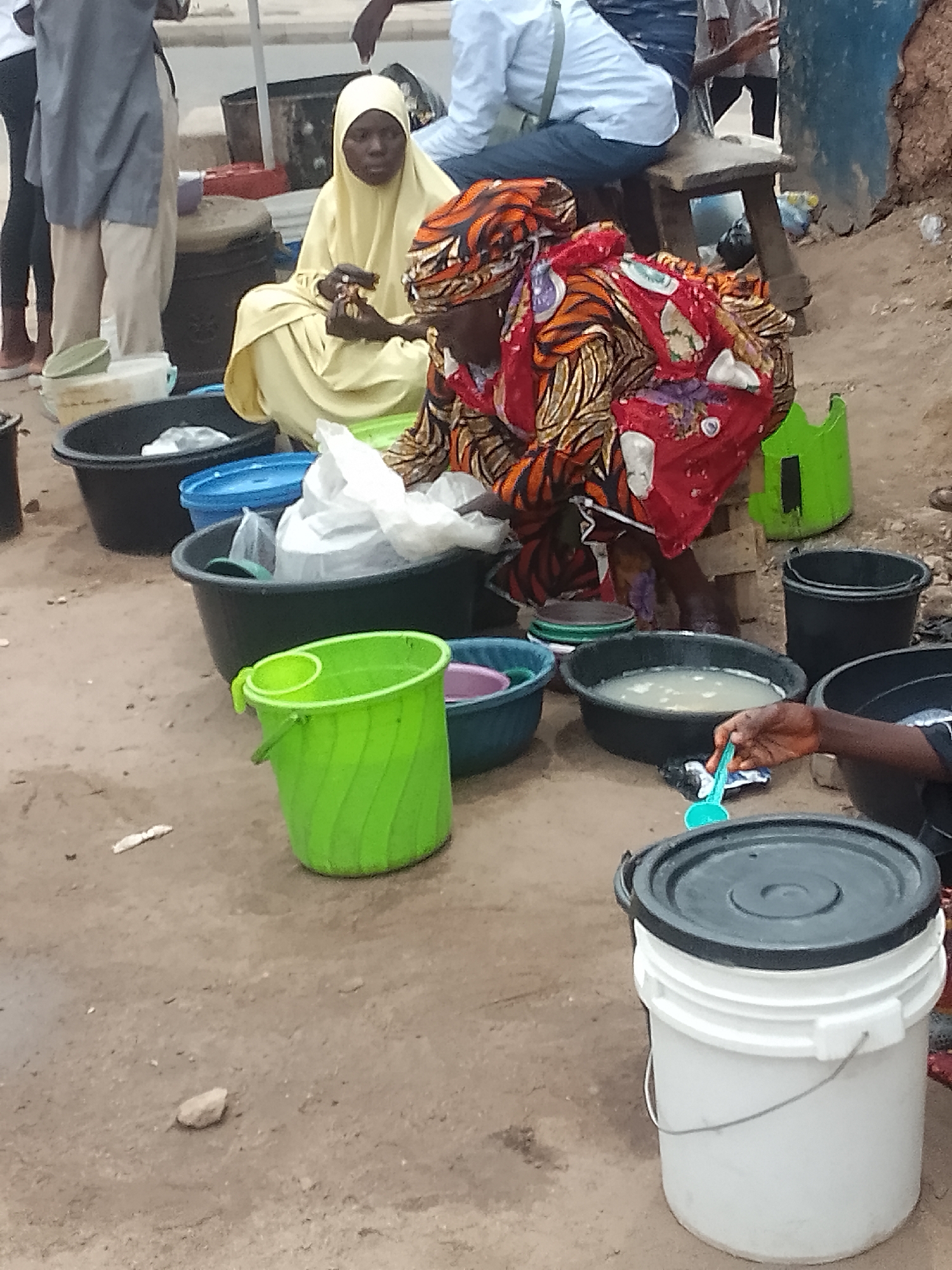 Daily life documented in Pantame, Nigeria street scenes