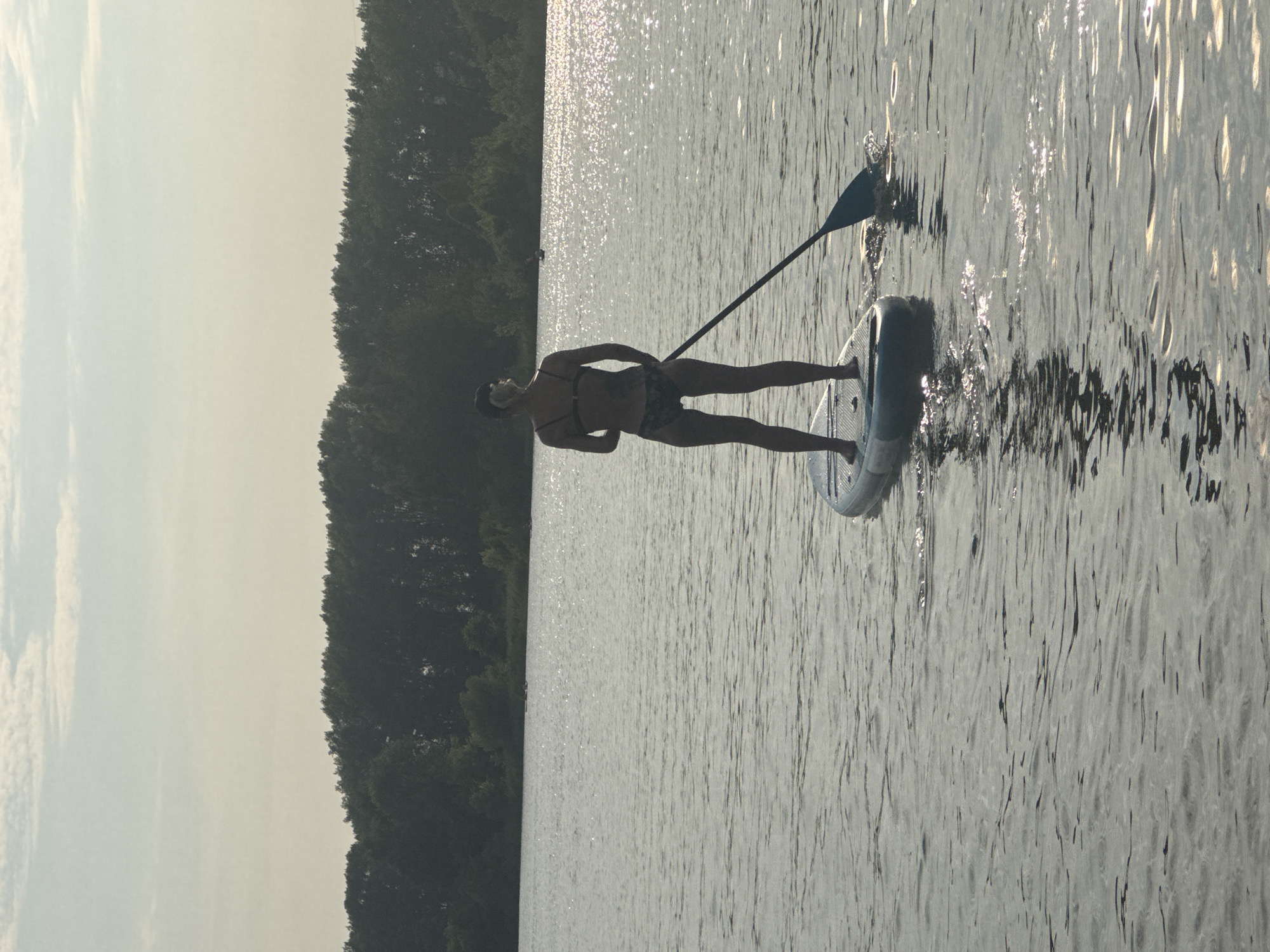 Lazy summer afternoon on a Kemerovo lake