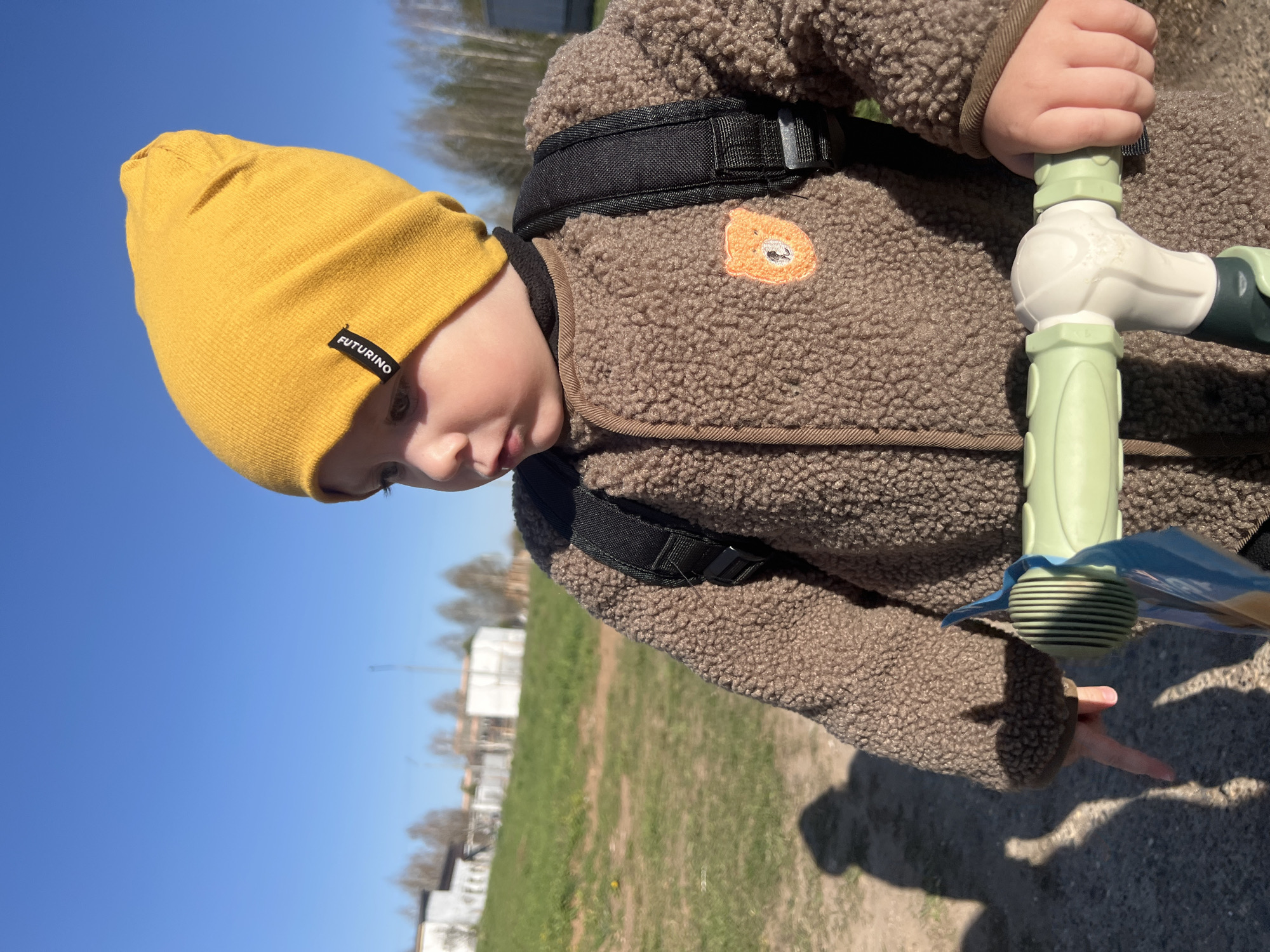 Family outdoor activities captured in Марковский residential area