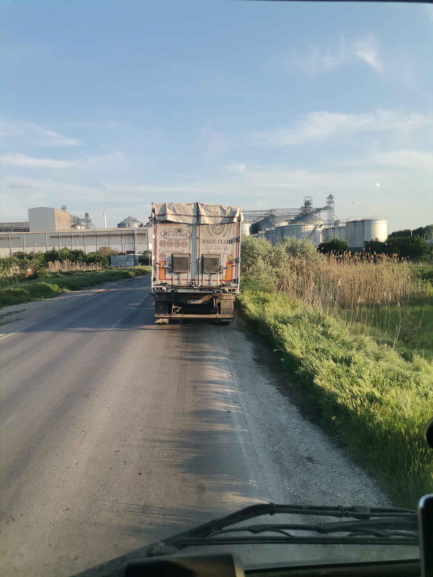 Truck spotted on road in industrial Devnya, Bulgaria