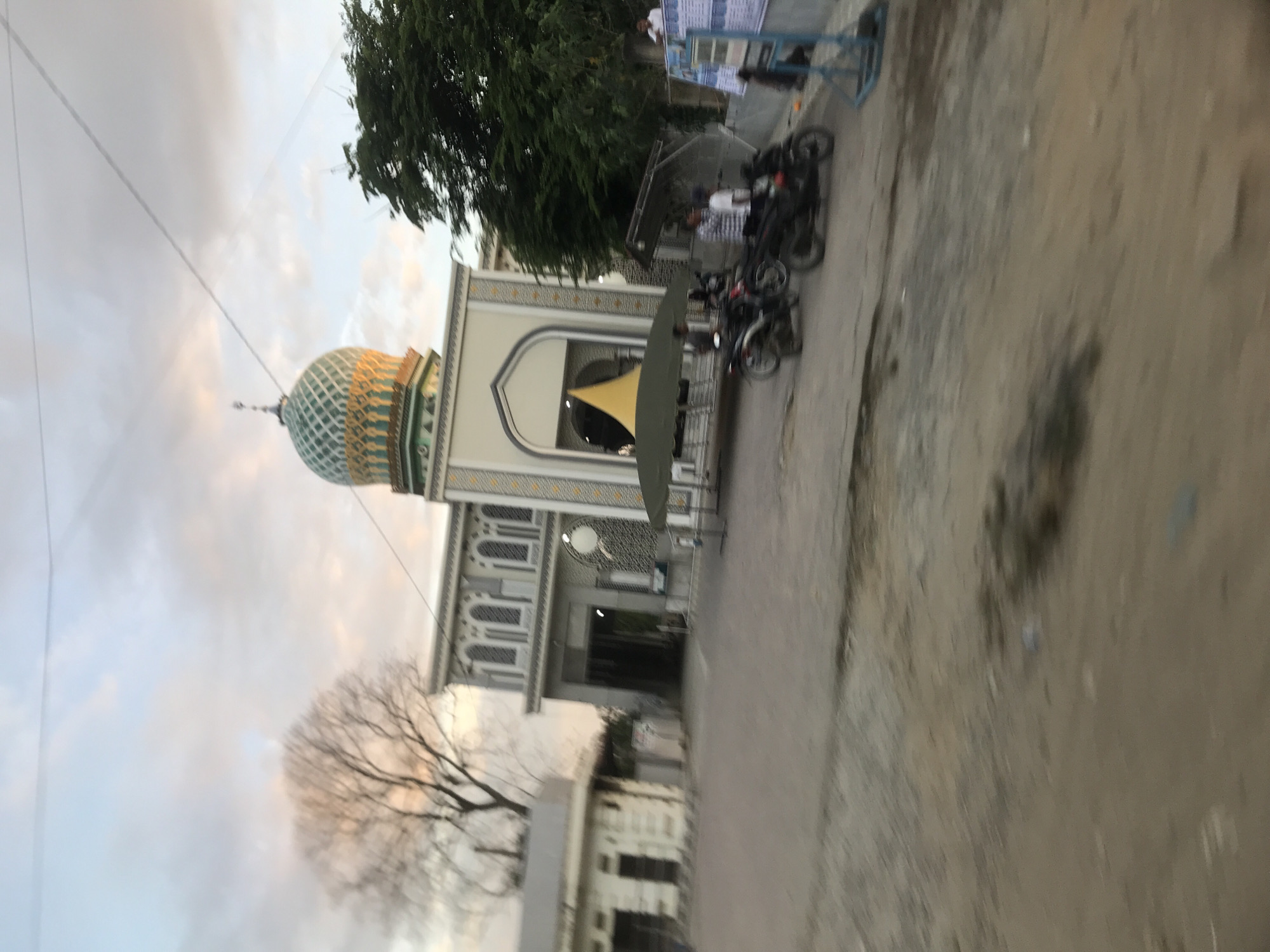 Daily life scenes documented around mosques, restaurants in northern Indonesia
