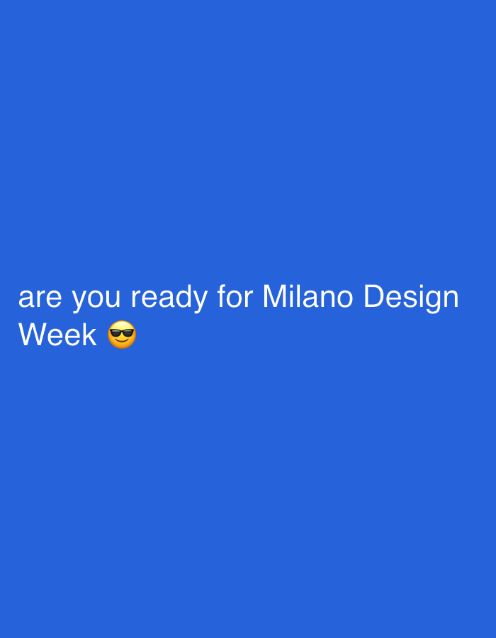 Milano Design Week gathering observed through building windows