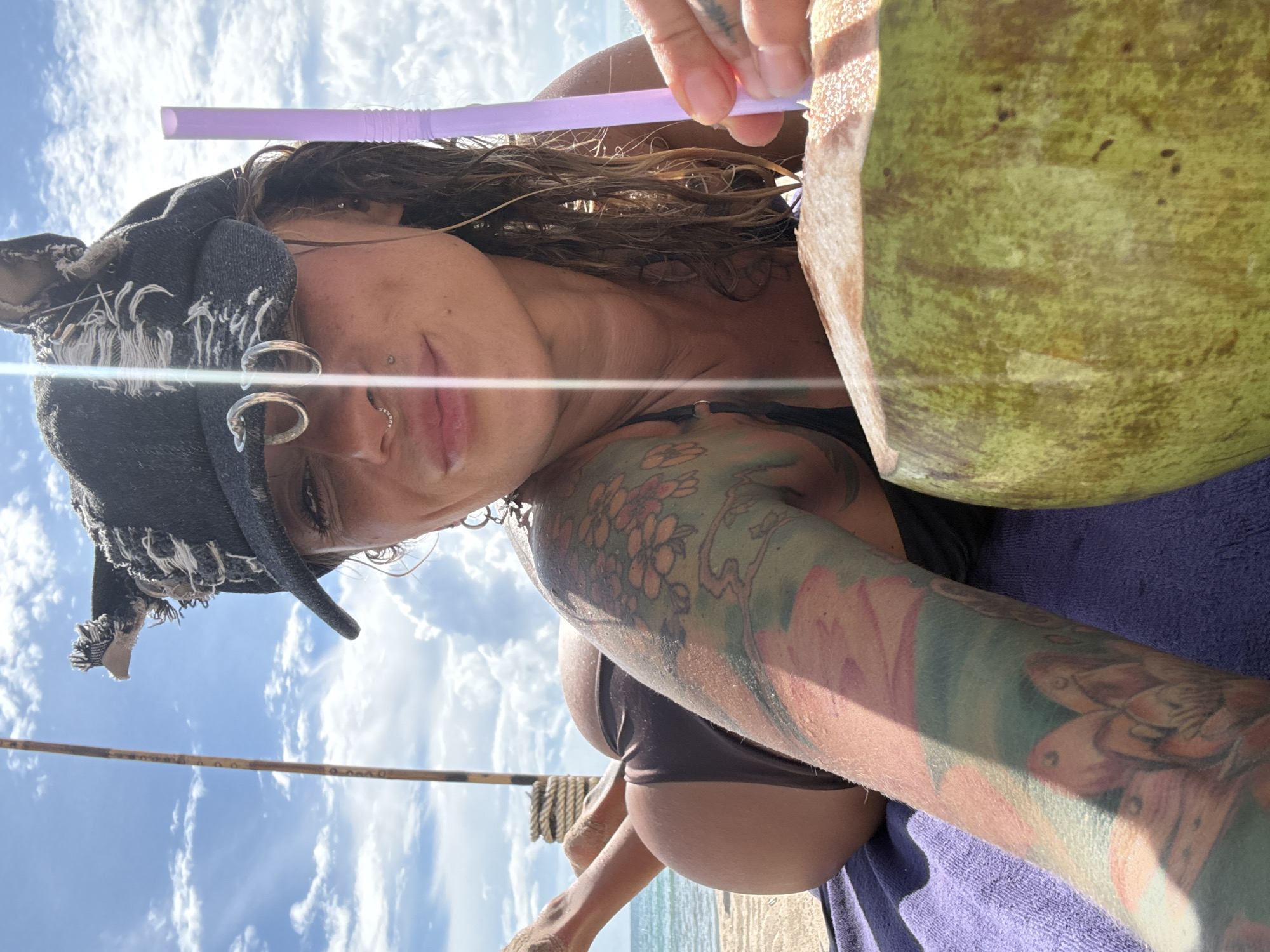 Lazy beach morning in Choeng Thale, watermelon and all