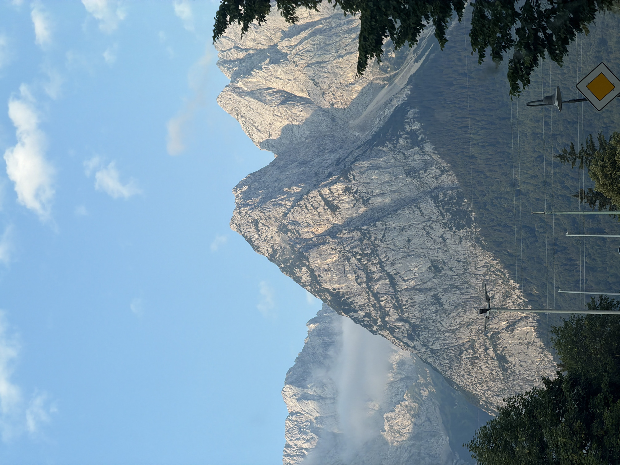 Zugspitze and the Bavarian Alps on a summer morning