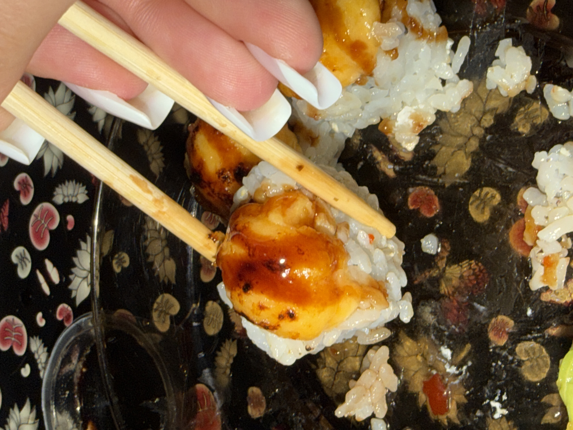 Evening sushi dinner and iPhone unboxing documented in Varna