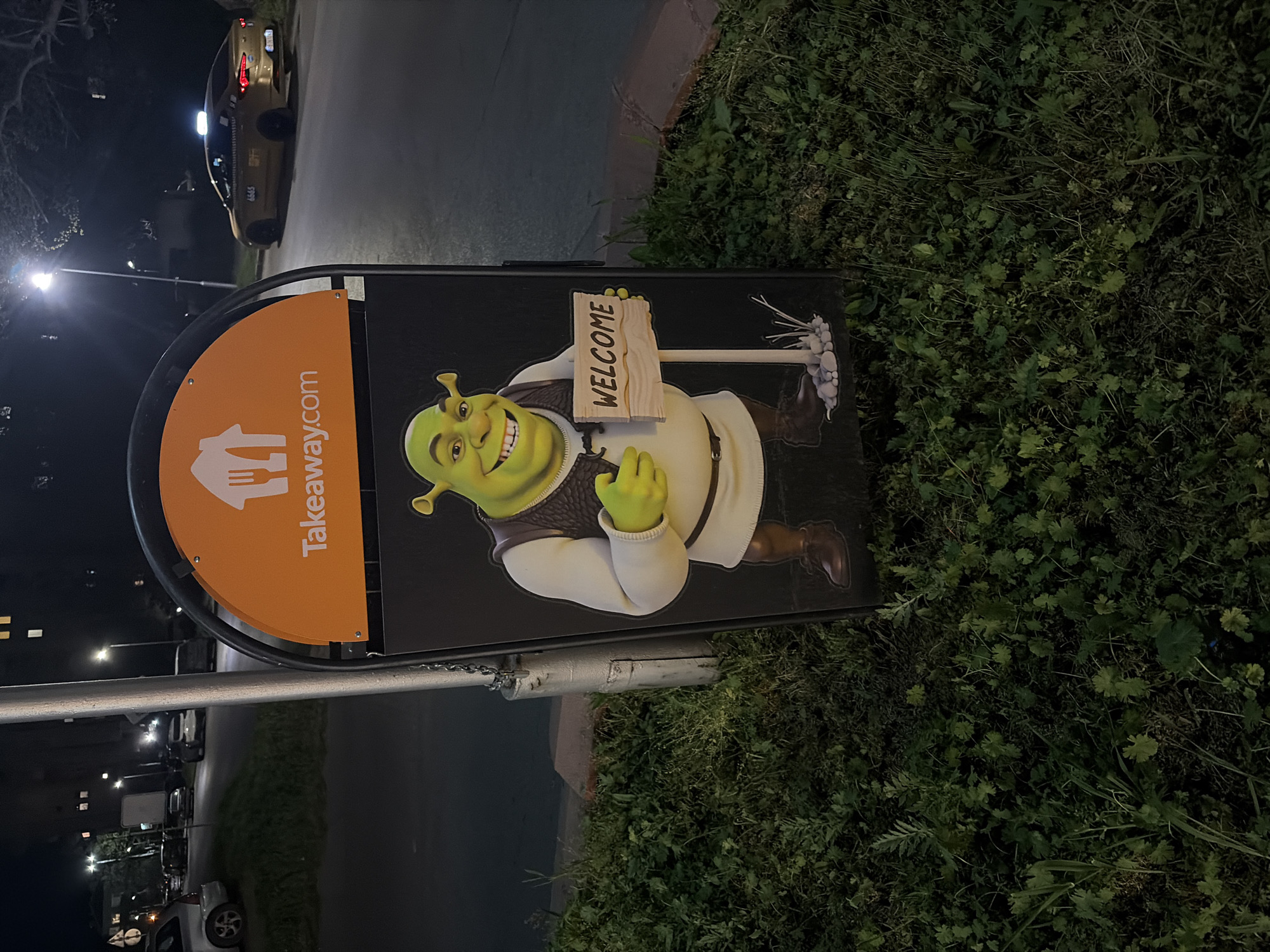 Evening dining documented at Shrek's restaurant in Plovdiv
