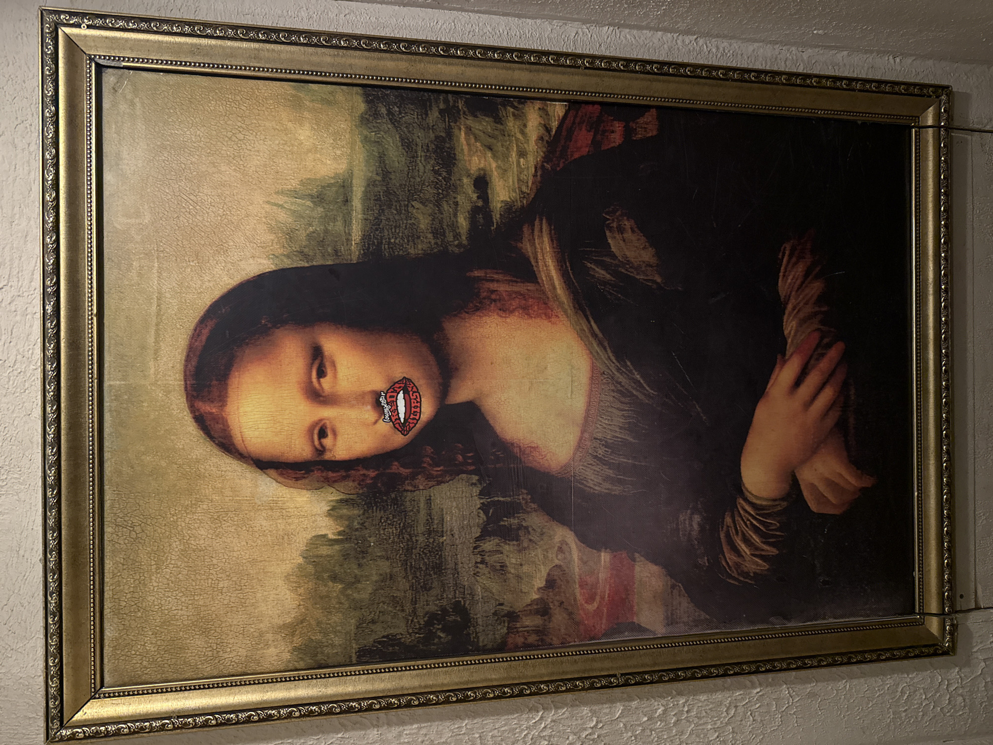 Rotated Mona Lisa reproduction spotted in Krasnoyarsk gallery