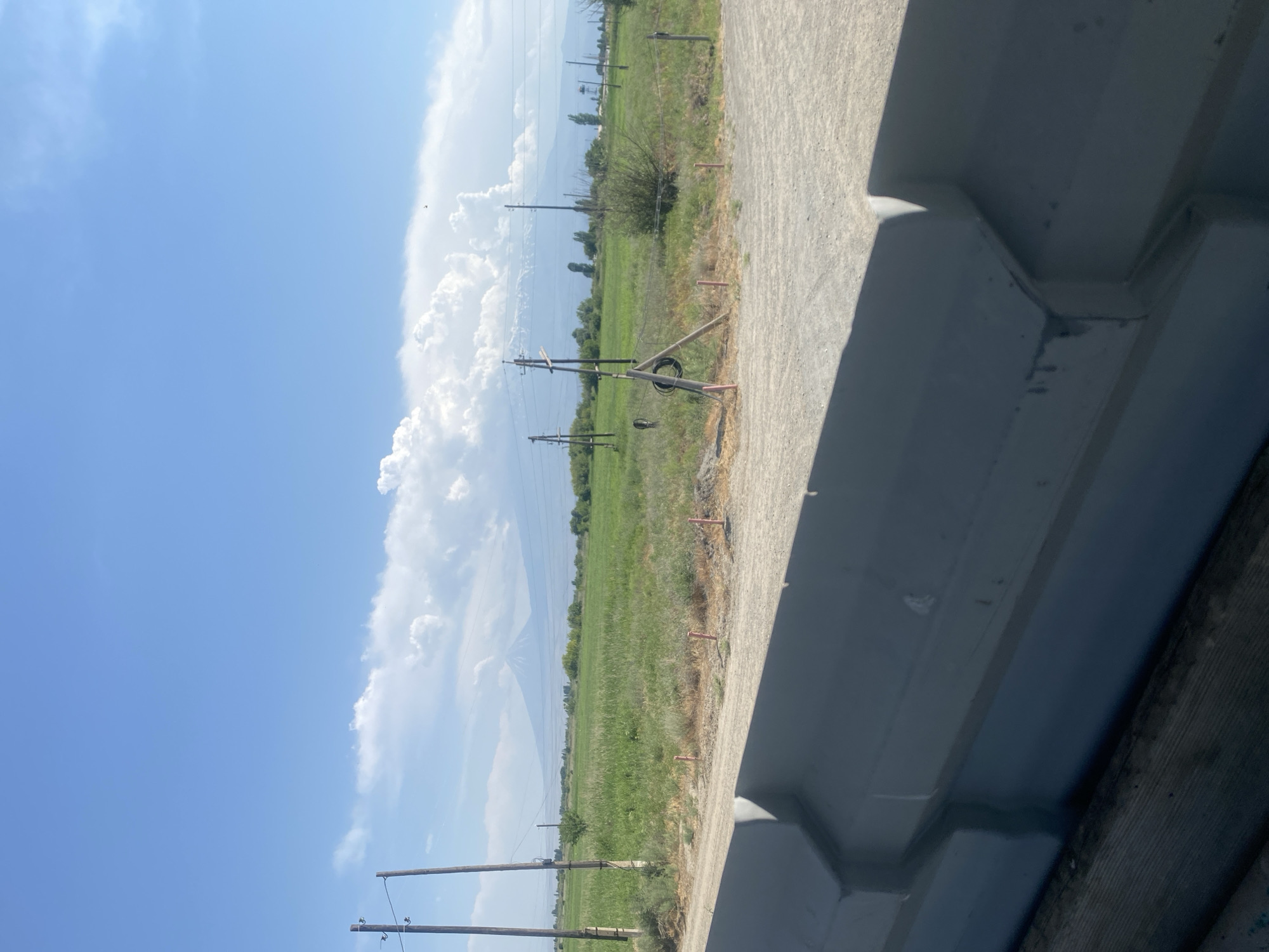 Sun-drenched fields and open roads in rural Ranchpar, Armenia