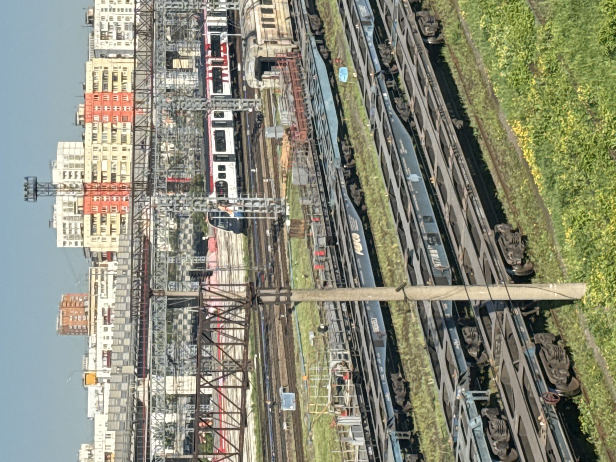 Moscow railway operations and construction activity documented by witnesses