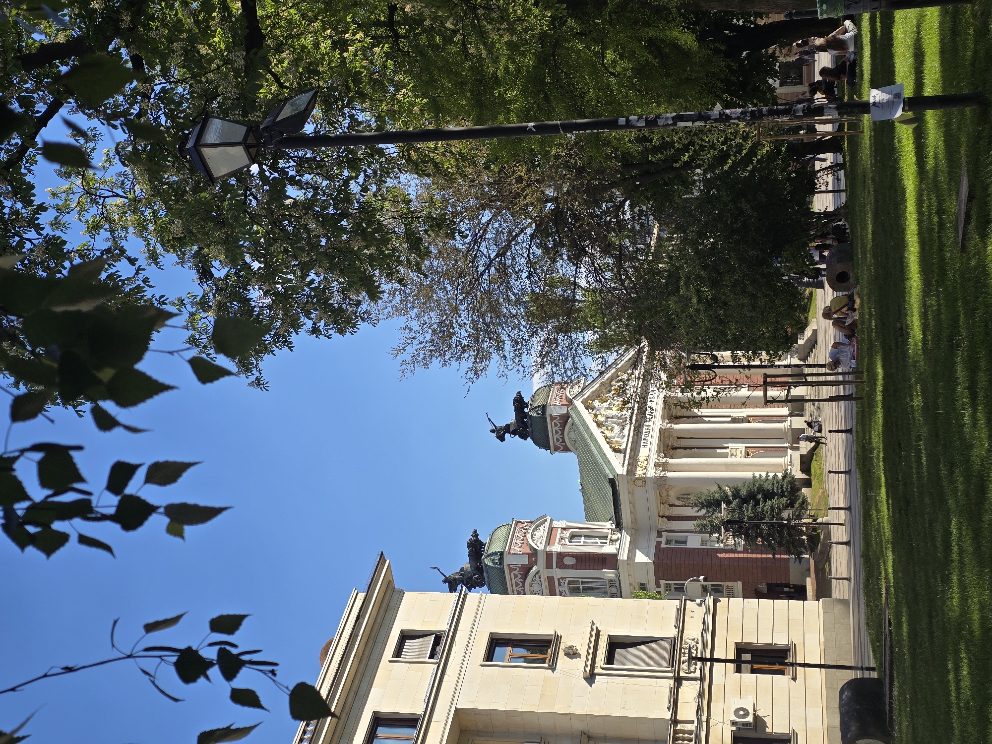 Witness documents Sofia landmarks and monuments during afternoon walkthrough