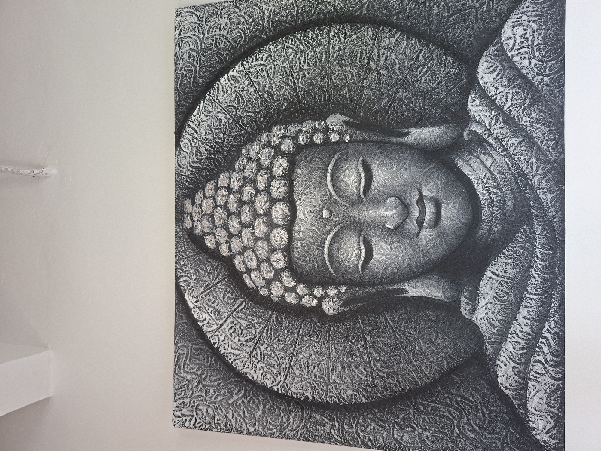 Visitor documents art and culture at Ubud gallery space