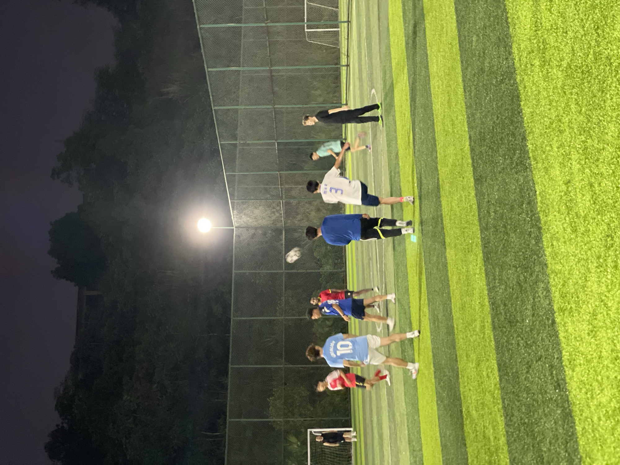 Nighttime sports activity documented across Jiangjin recreational facilities