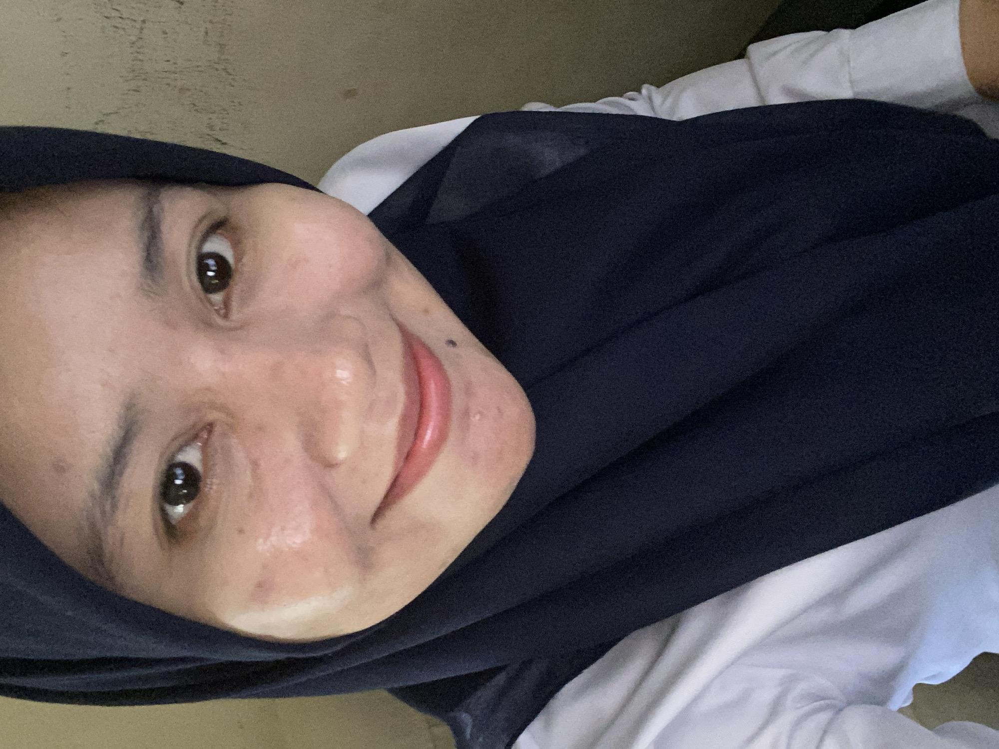Baton practice and selfies in a Banjarbaru indoor space
