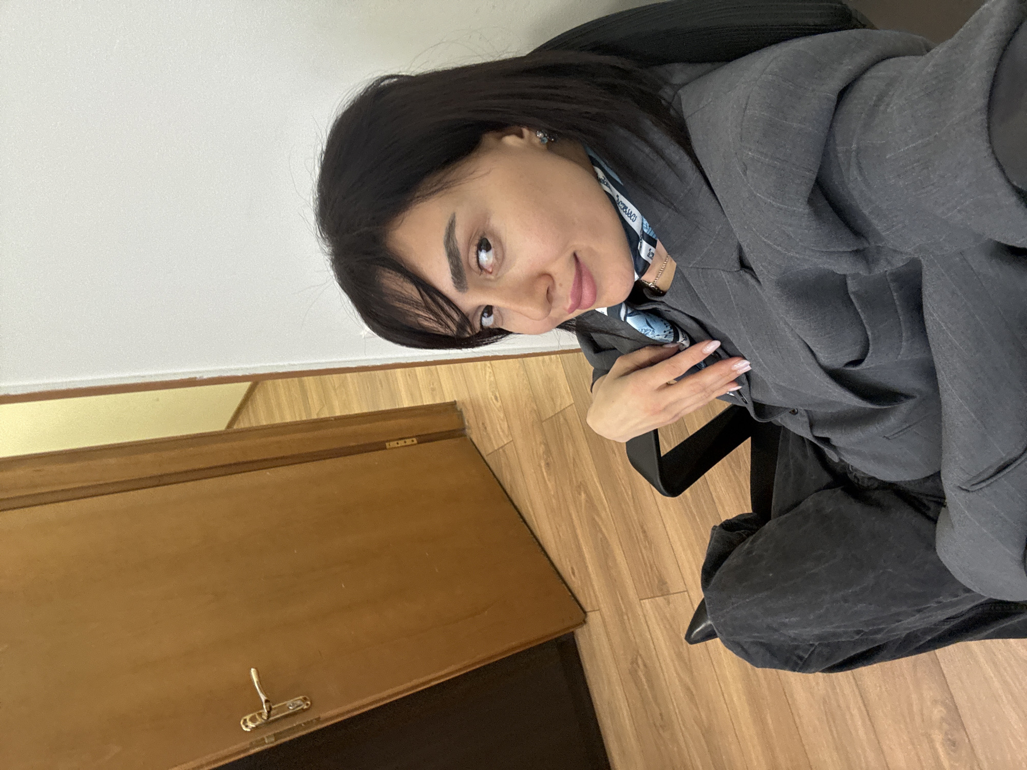 Professional photo session captured in Tbilisi office Friday morning