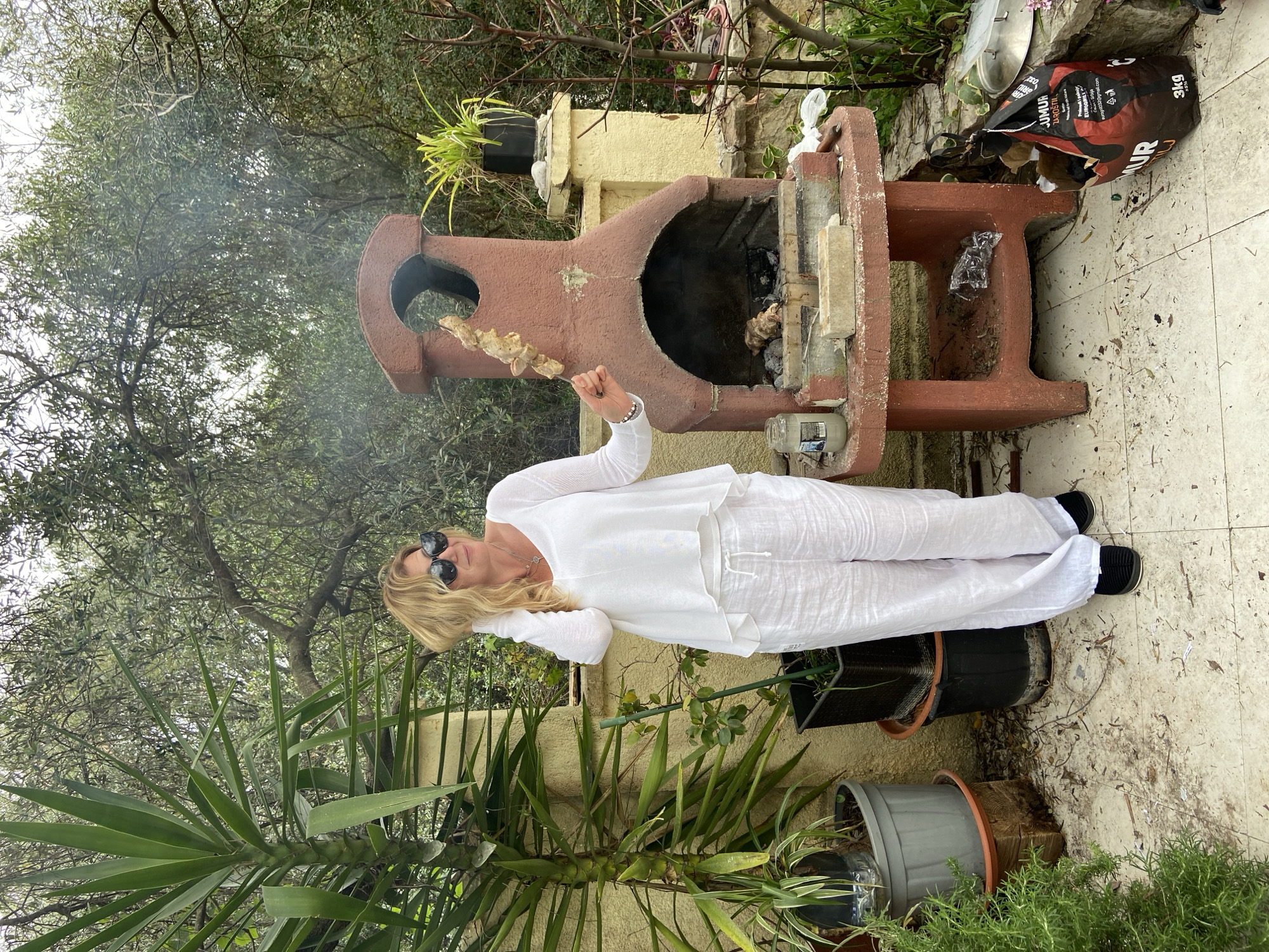 Outdoor grilling observed in Budva, Montenegro