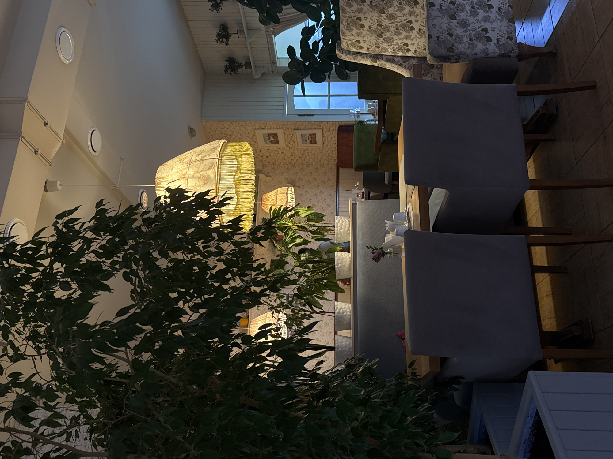 Inside a cozy Abinsk café on a July evening