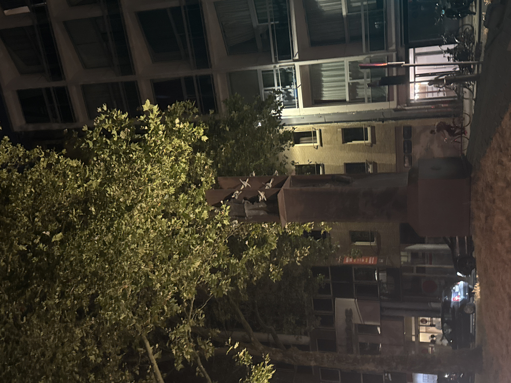 Night wander through a European city, art and street scenes