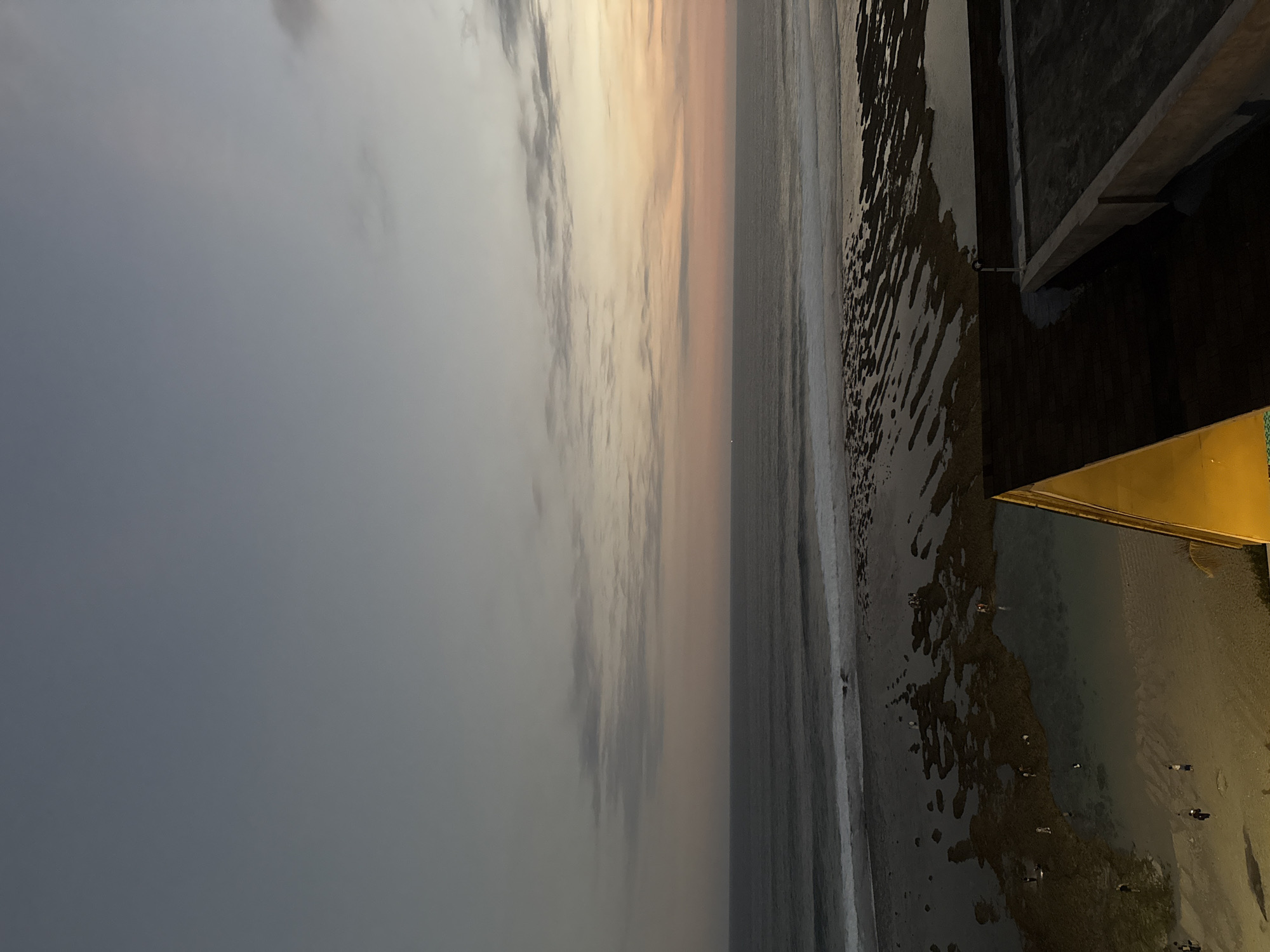 Dusk settles over a Kuta Selatan beach resort