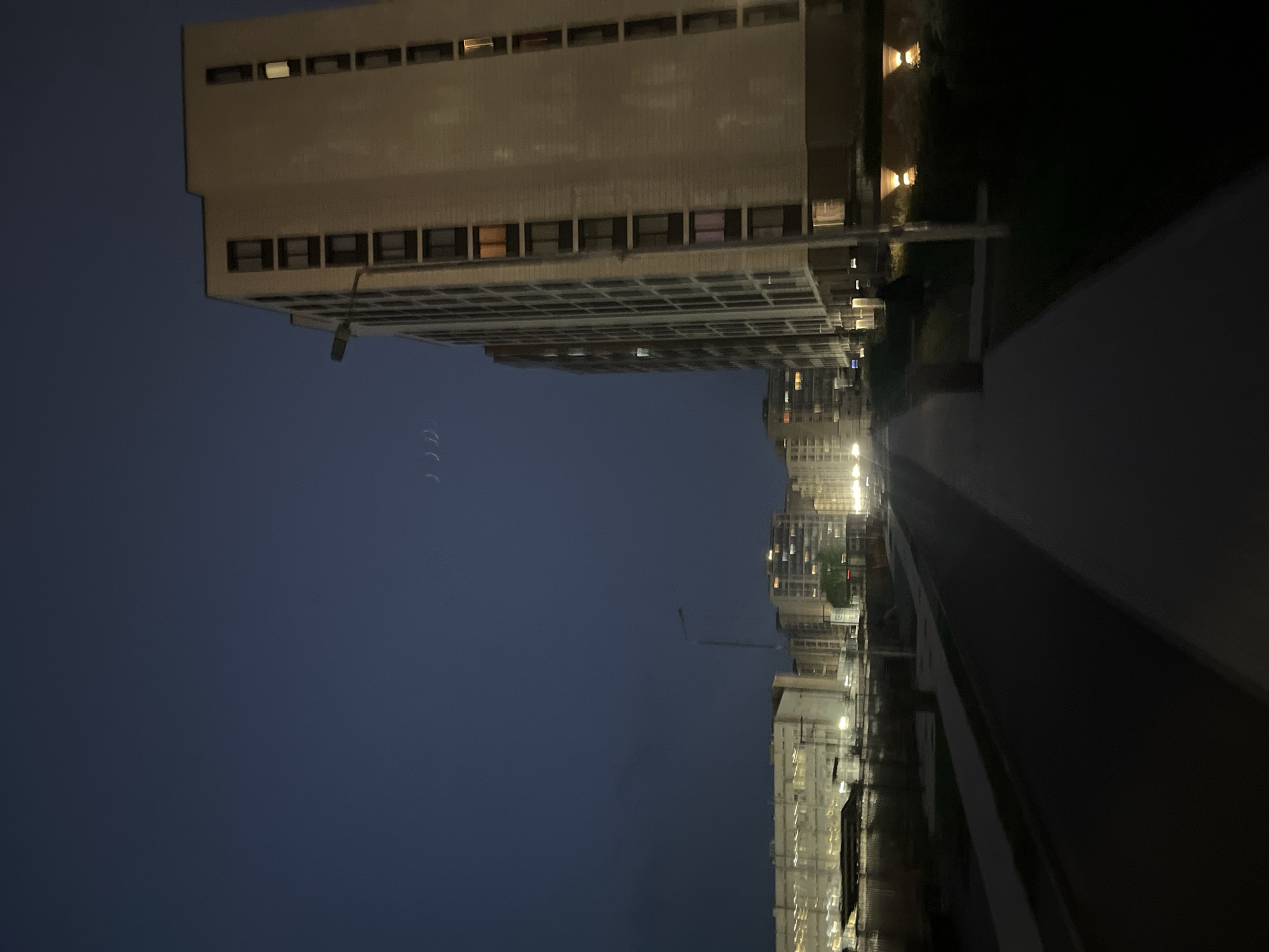 Nighttime cityscape documented in Saint Petersburg, Russia