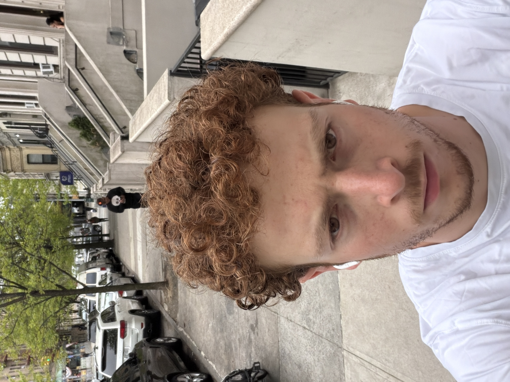 Young man photographed at multiple NYC locations Tuesday afternoon