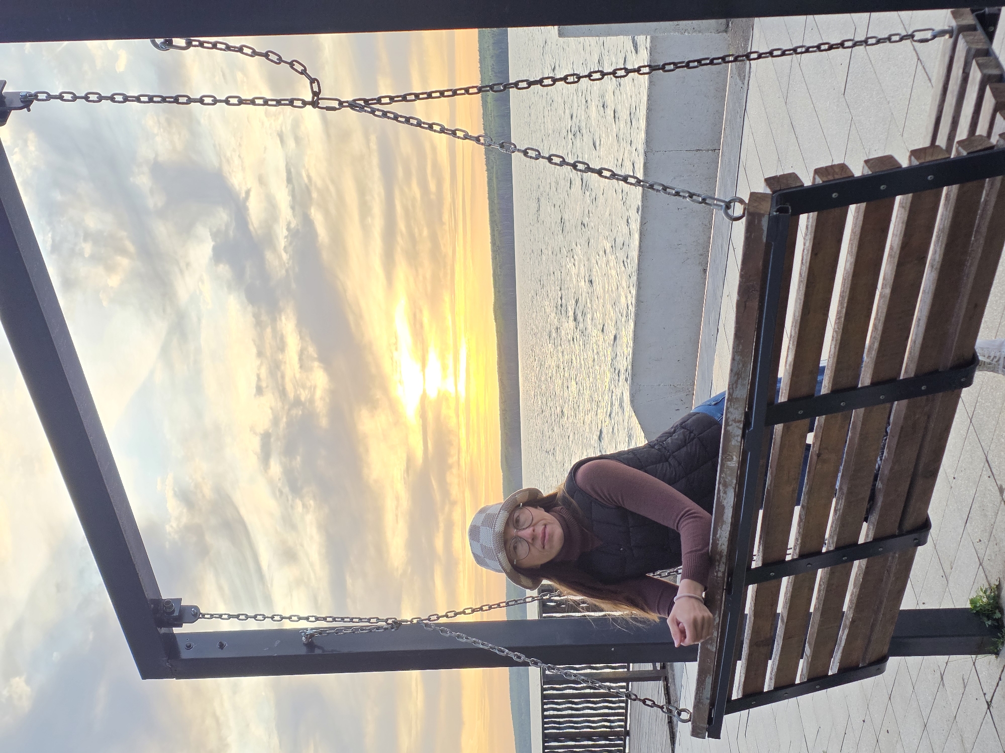 Evening beach visit documented in Chaikovsky, Russia