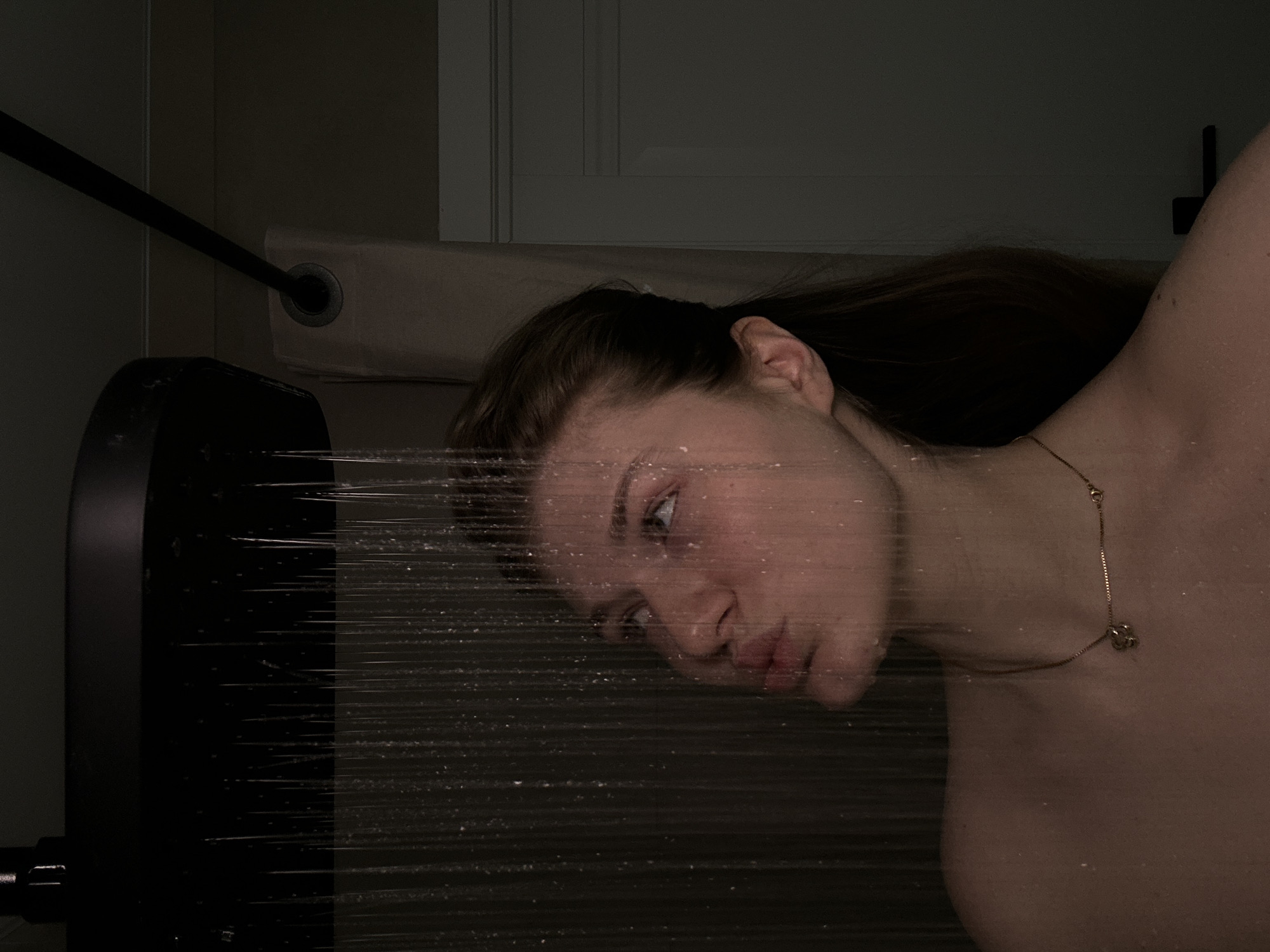 Woman photographed in close-up portraits in Kazan