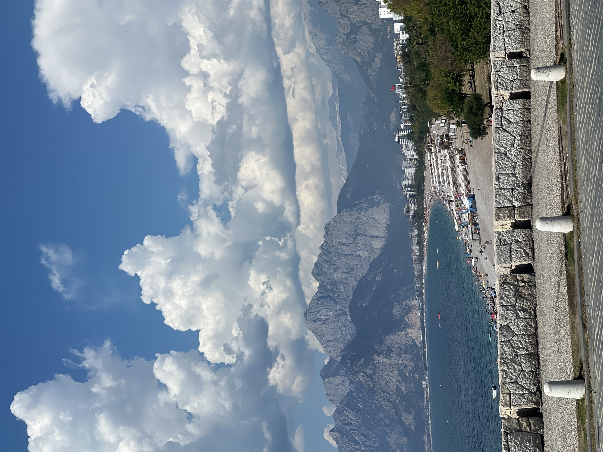 Morning coastal scene documented in Antalya, Turkey
