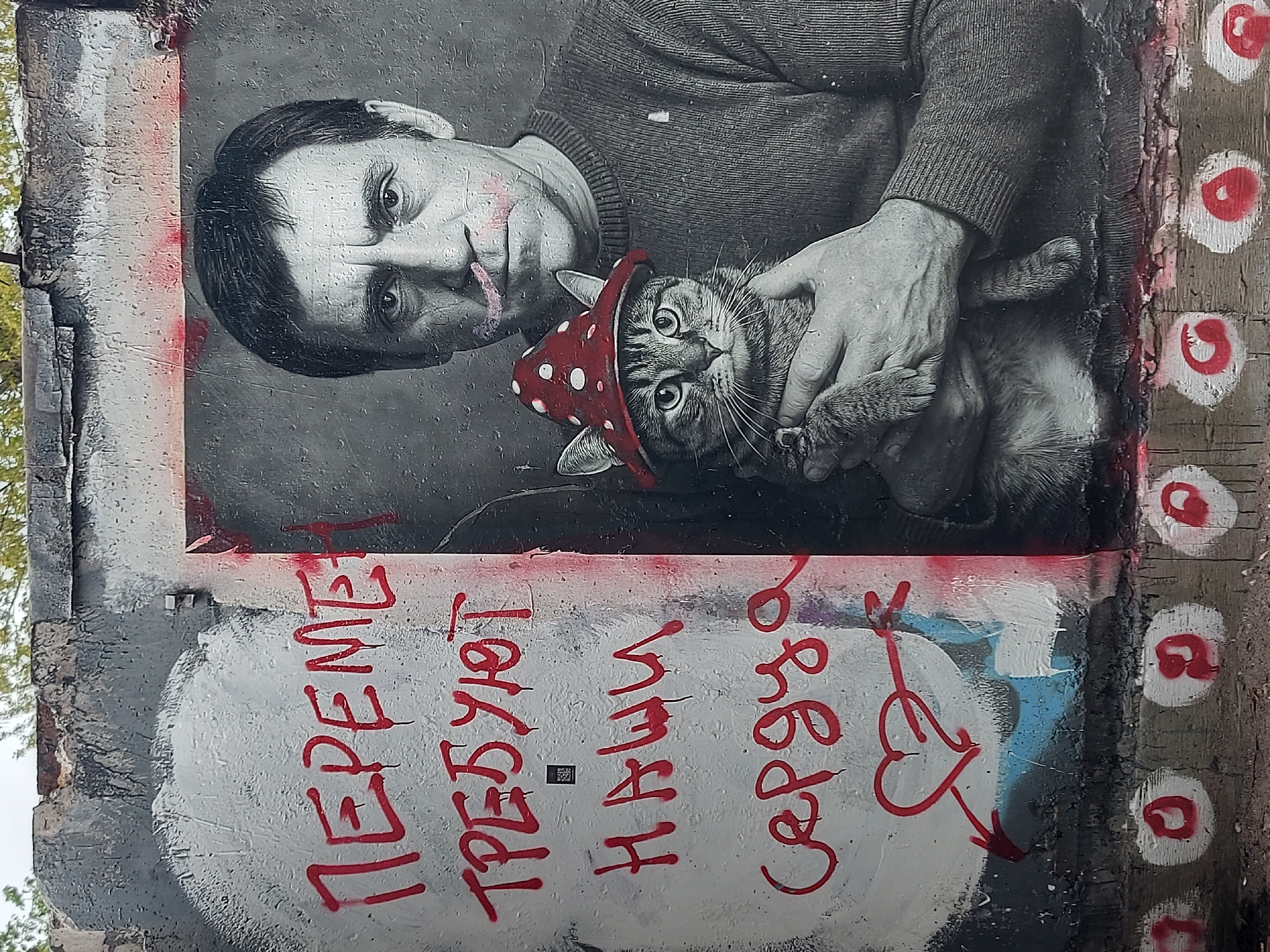 Morning street art and cafe tour documented in Saint Petersburg