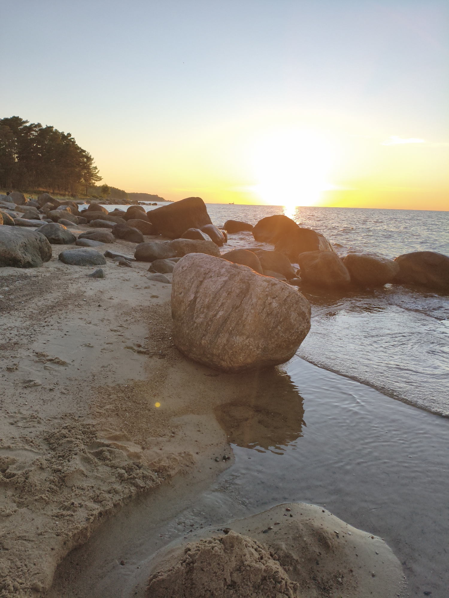 Sunset stroll along the rocky Paldiski coast