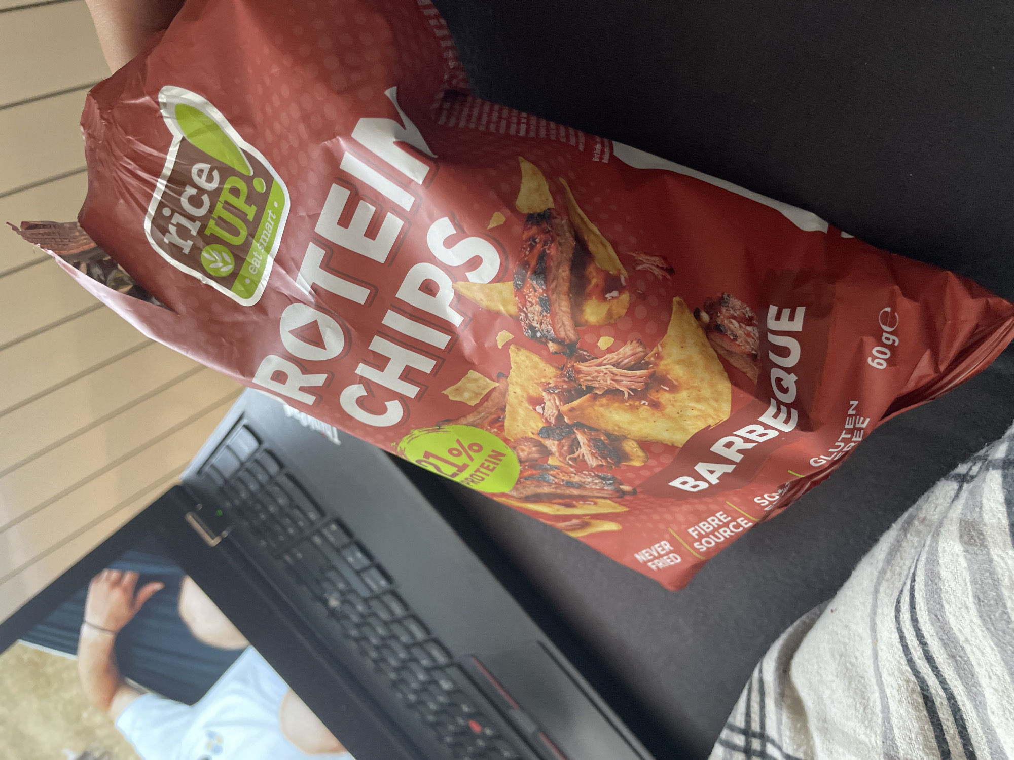 Barbecue protein chips get the snack content treatment