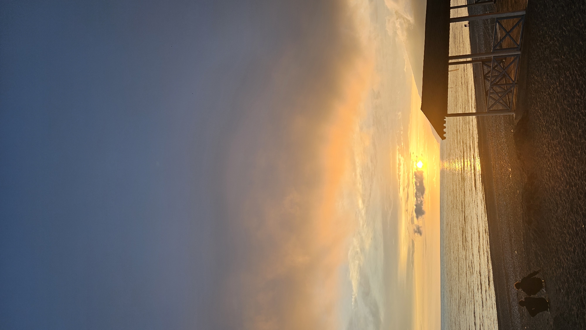Evening life captured across Gagra's beaches and cafes