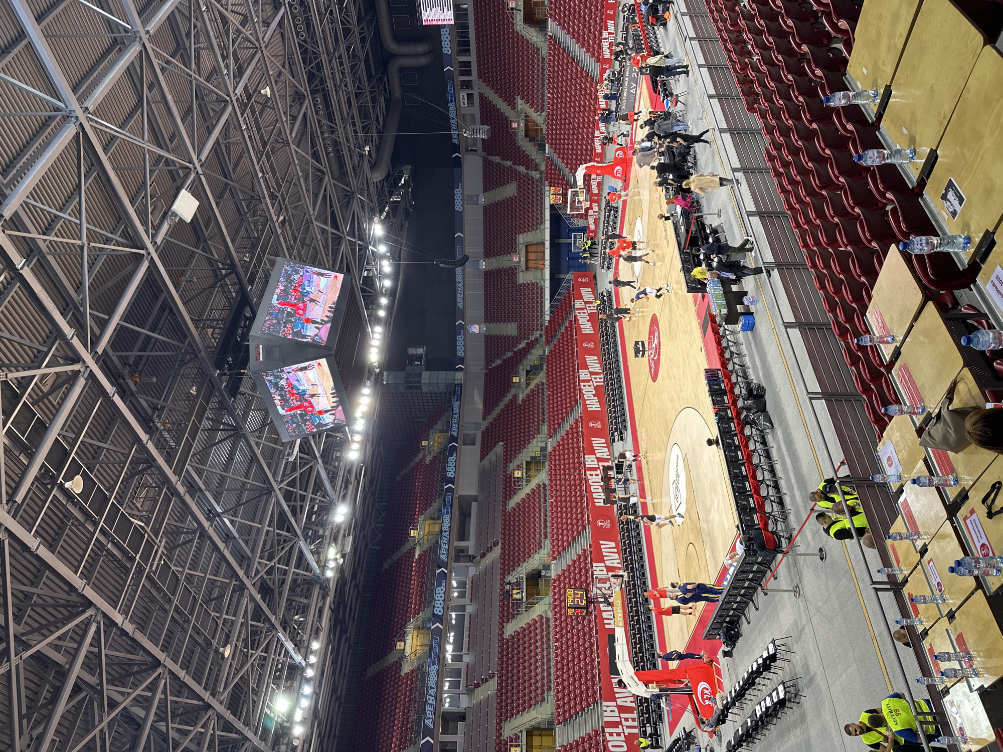 Basketball game witnessed at Arena Sofia, attendee photographed