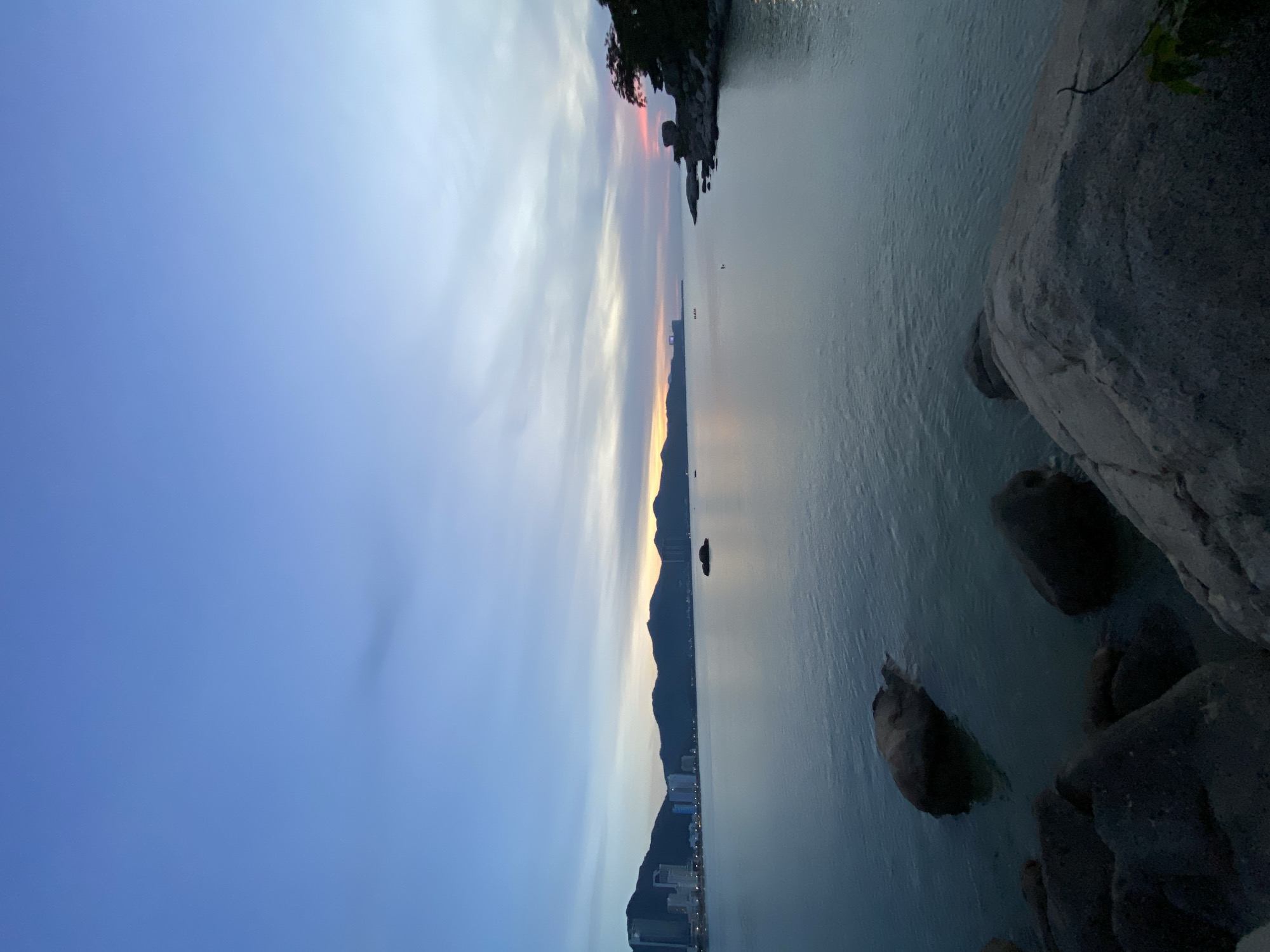 Yoga on Nha Trang beach at sunset