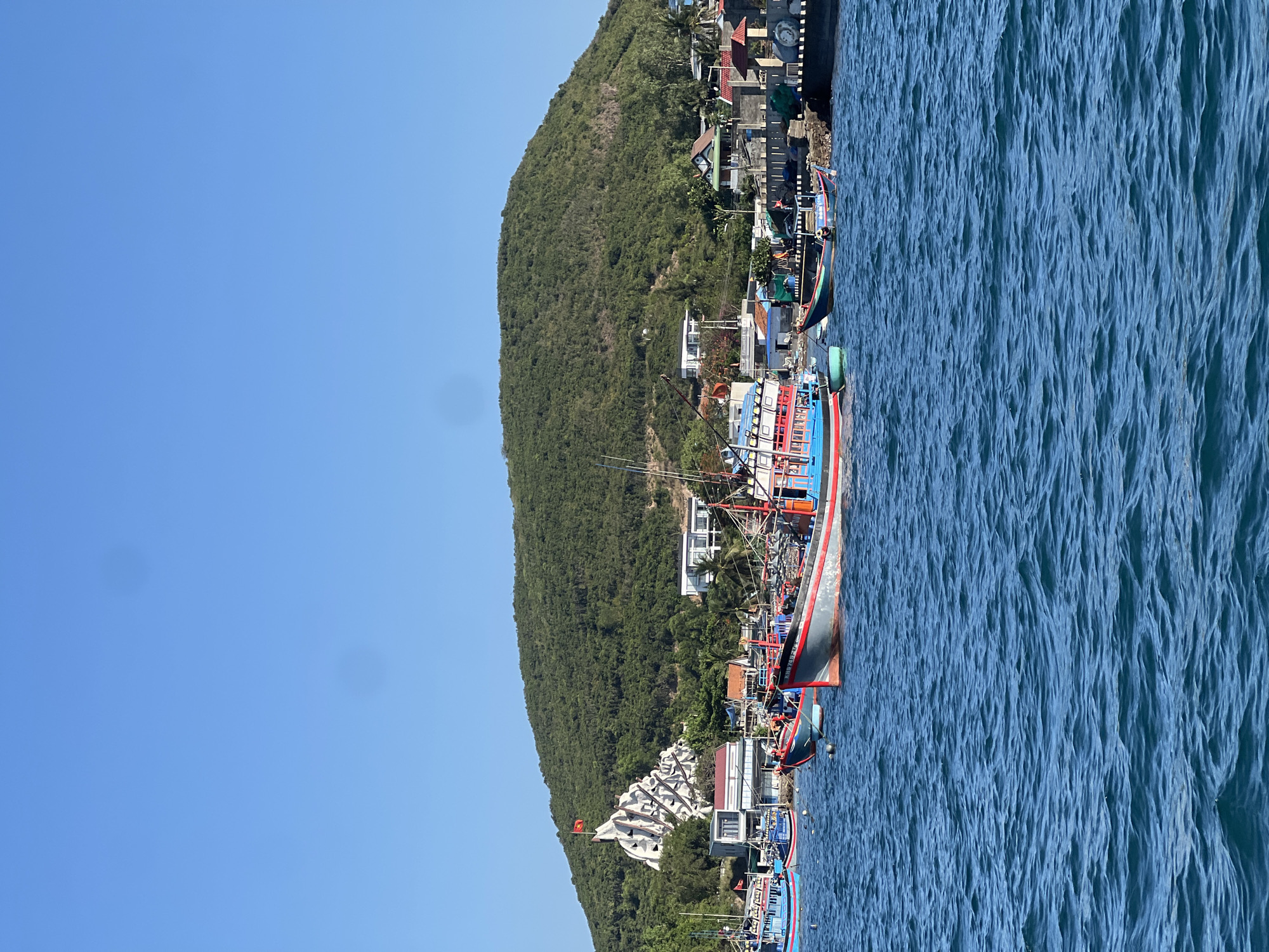 Various boats spotted in Nha Trang waters during morning hours