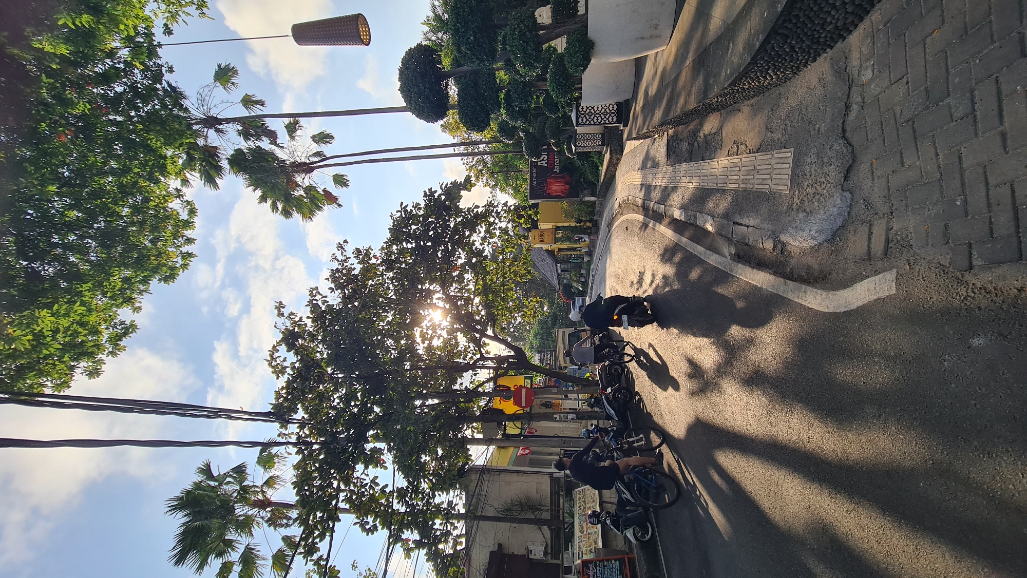 Denpasar streets and scenes at golden hour