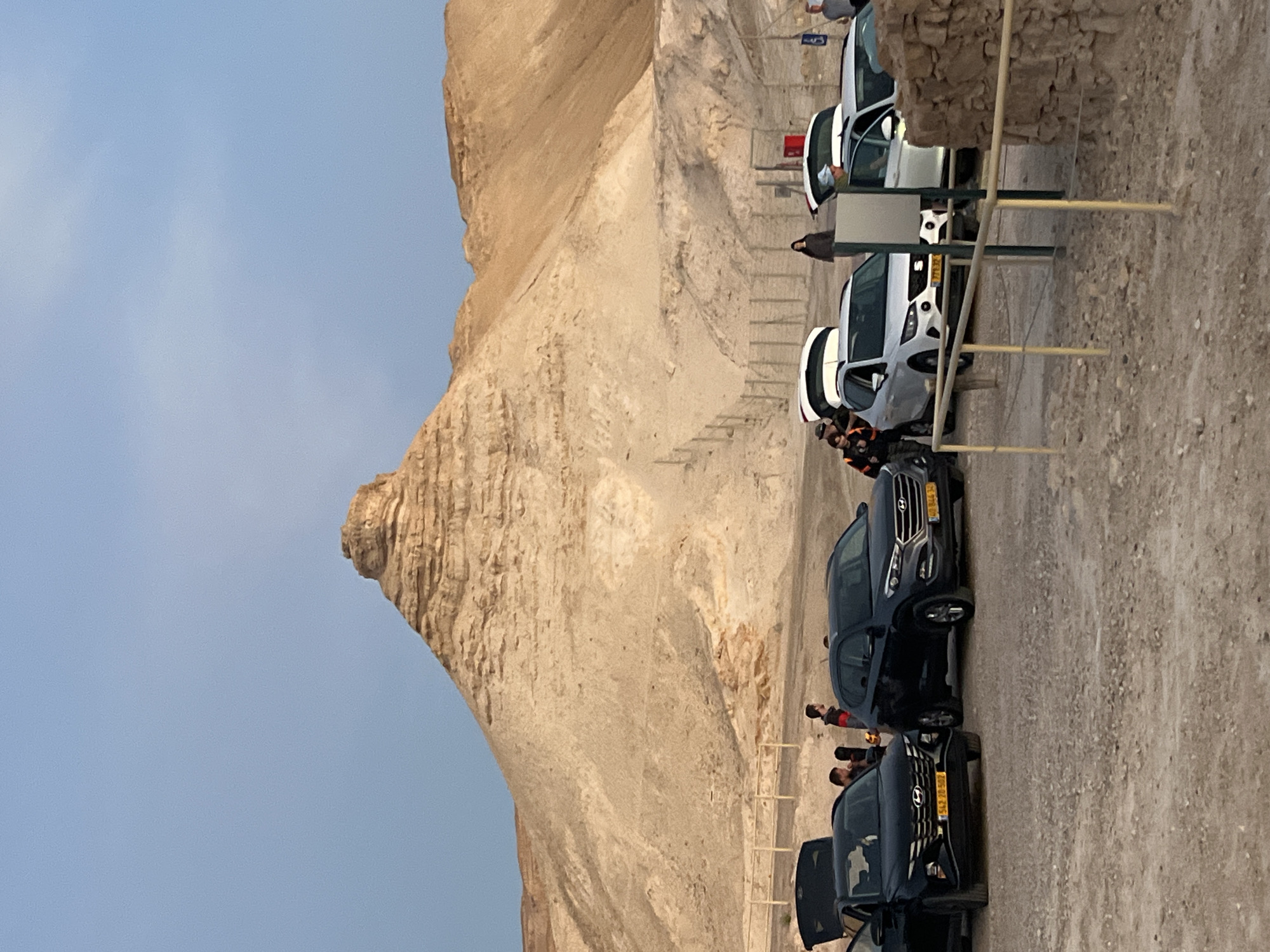 Early morning observations recorded at Masada archaeological site