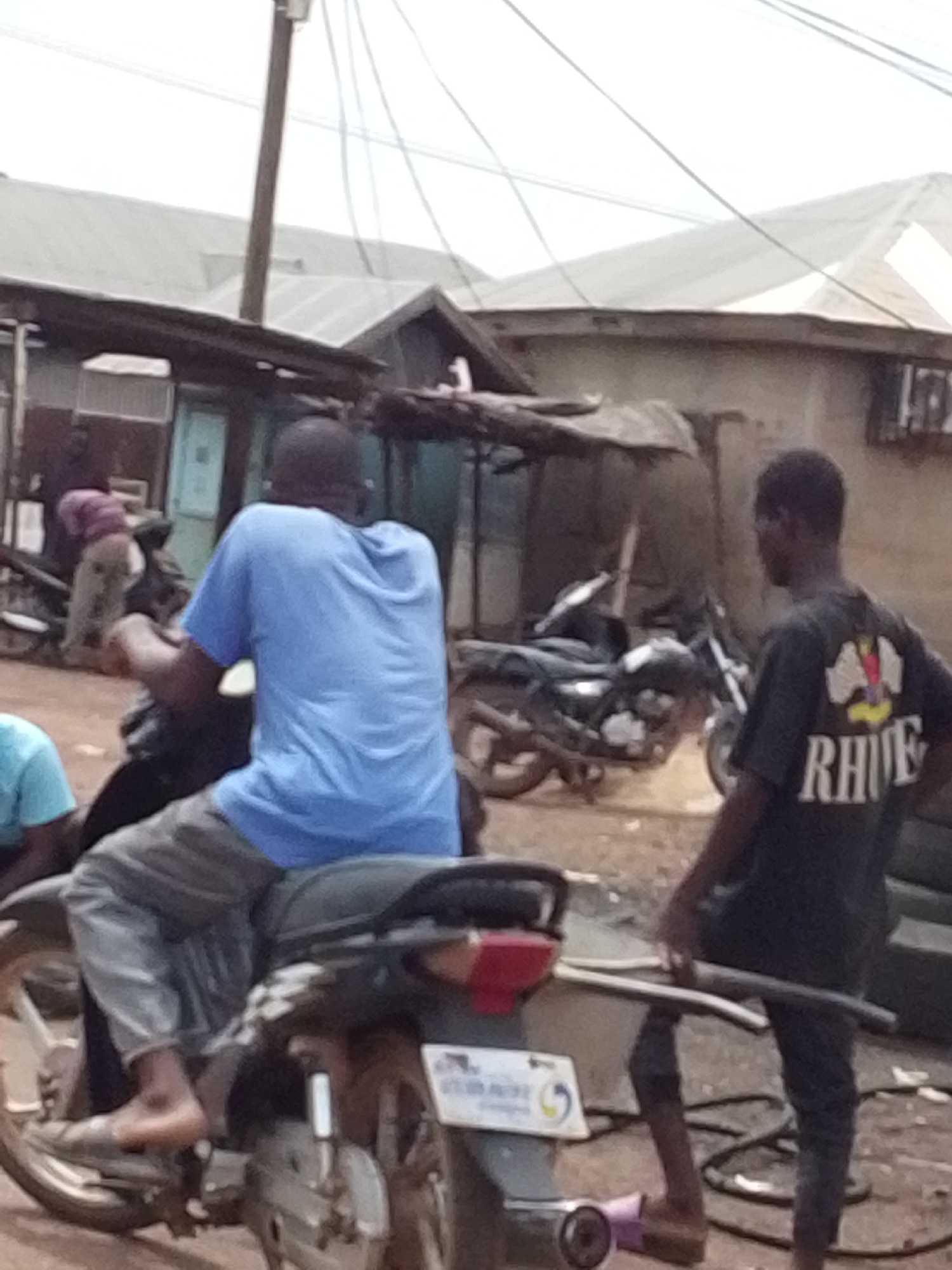 Two men observed with motorcycle on Tamale street