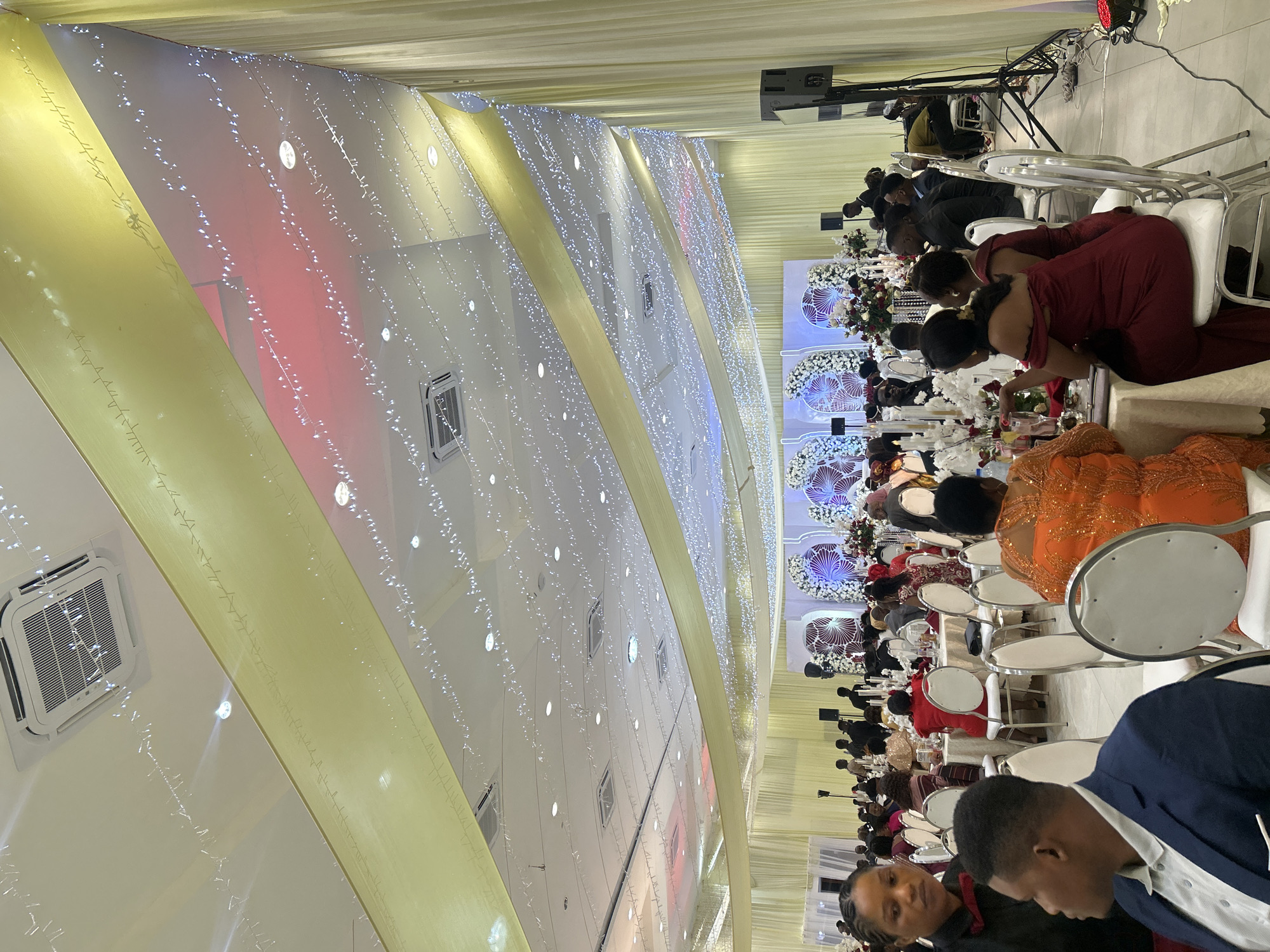 Wedding reception in full swing at a Dar es Salaam venue