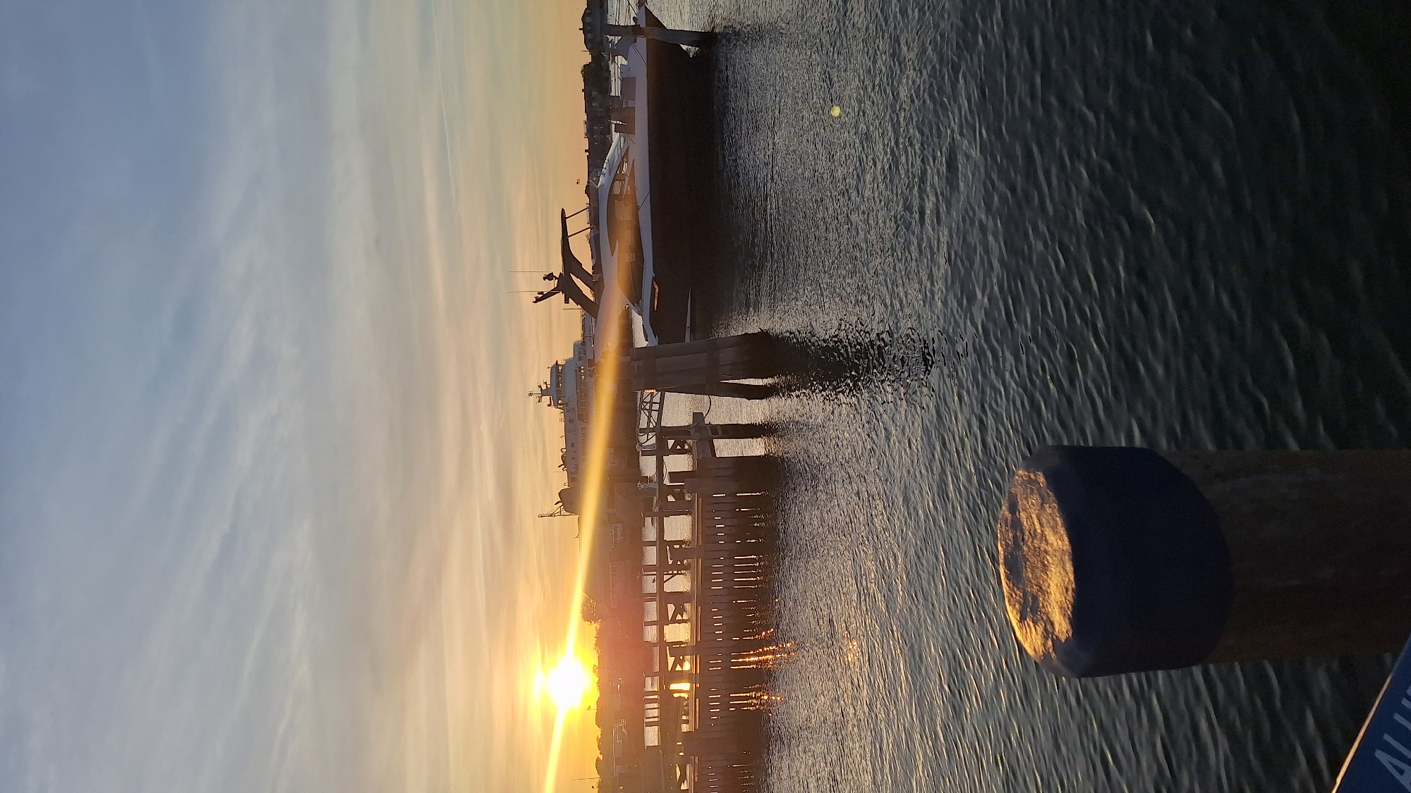 Sunset captures documented at Nantucket harbor by single witness