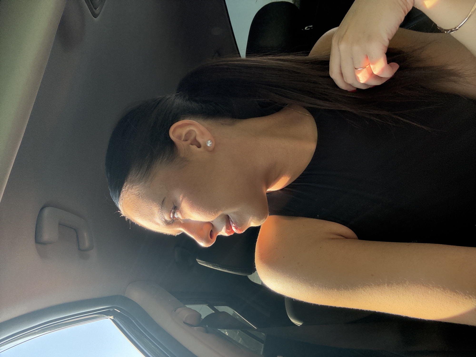 In-car selfies and street views from a single outing