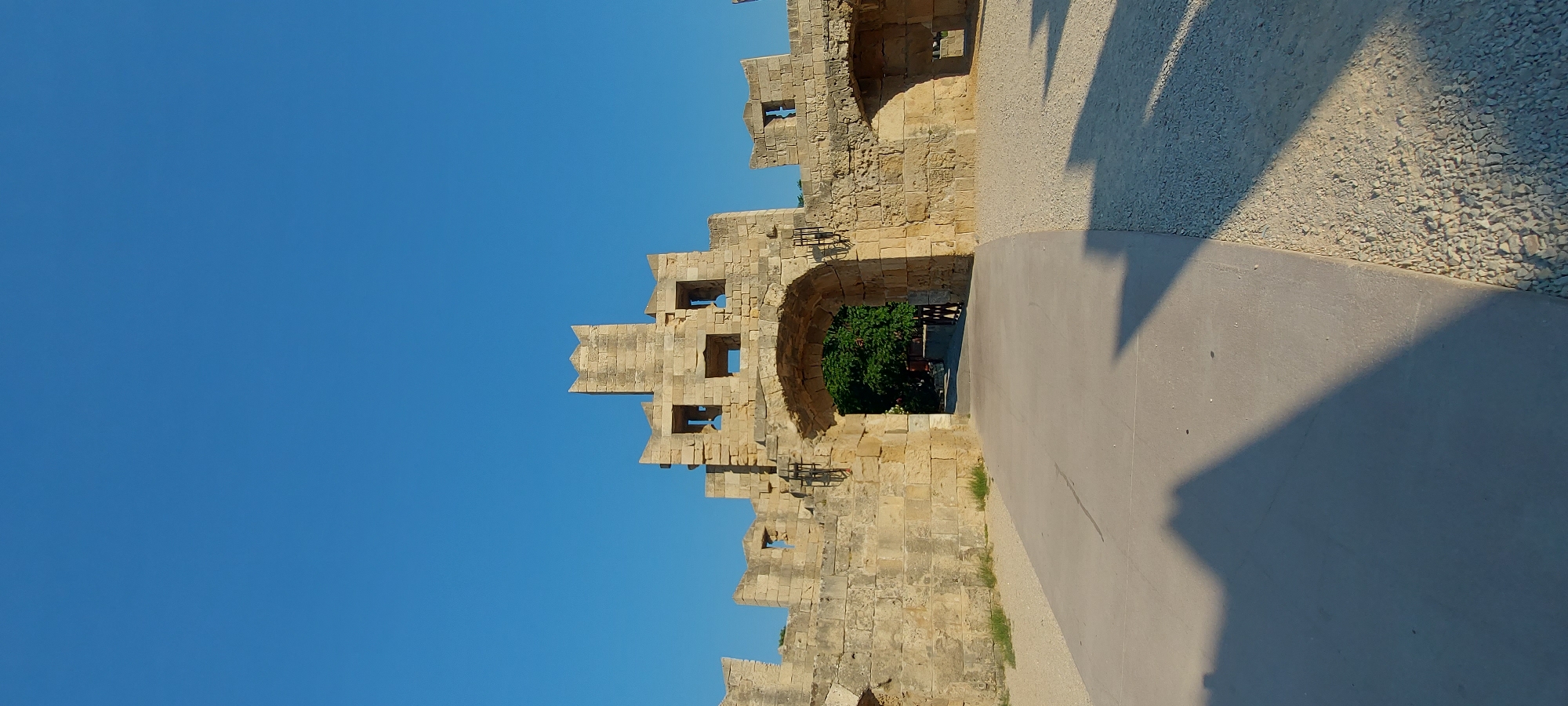 Medieval gates and cruise ships: a minute in Rhodes