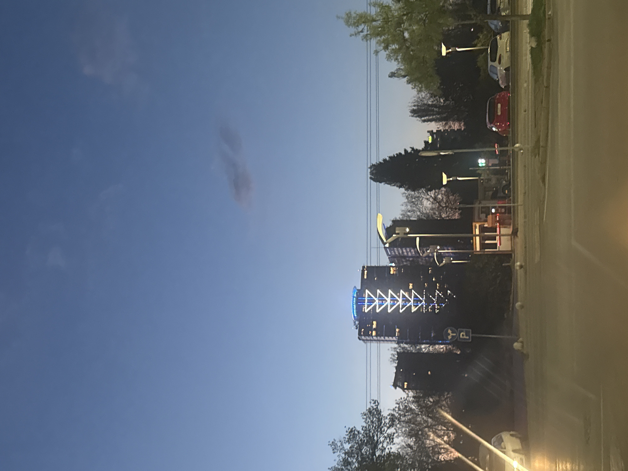 Evening scenes documented across Sofia during dinner hour