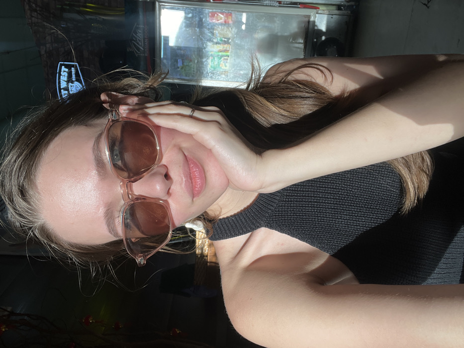 Woman enjoys bread bowl meal at Nha Trang restaurant